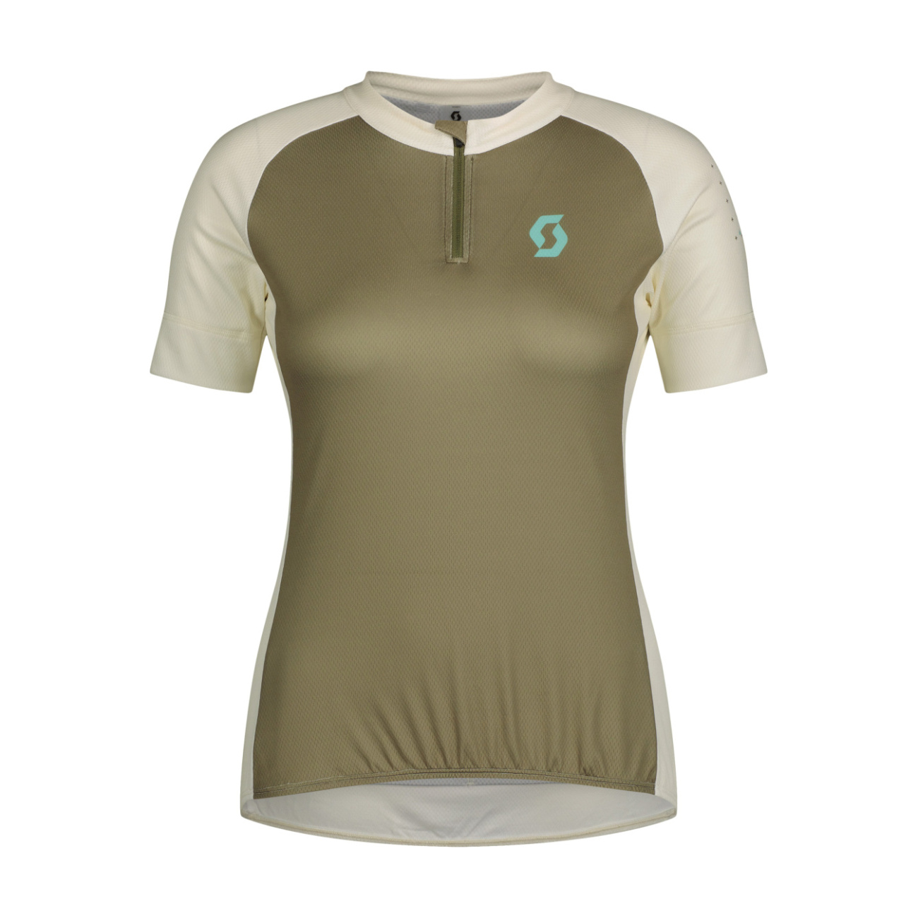 SCOTT Cyklistický dres s krátkym rukávom - ENDURANCE 20 W - zelená/biela