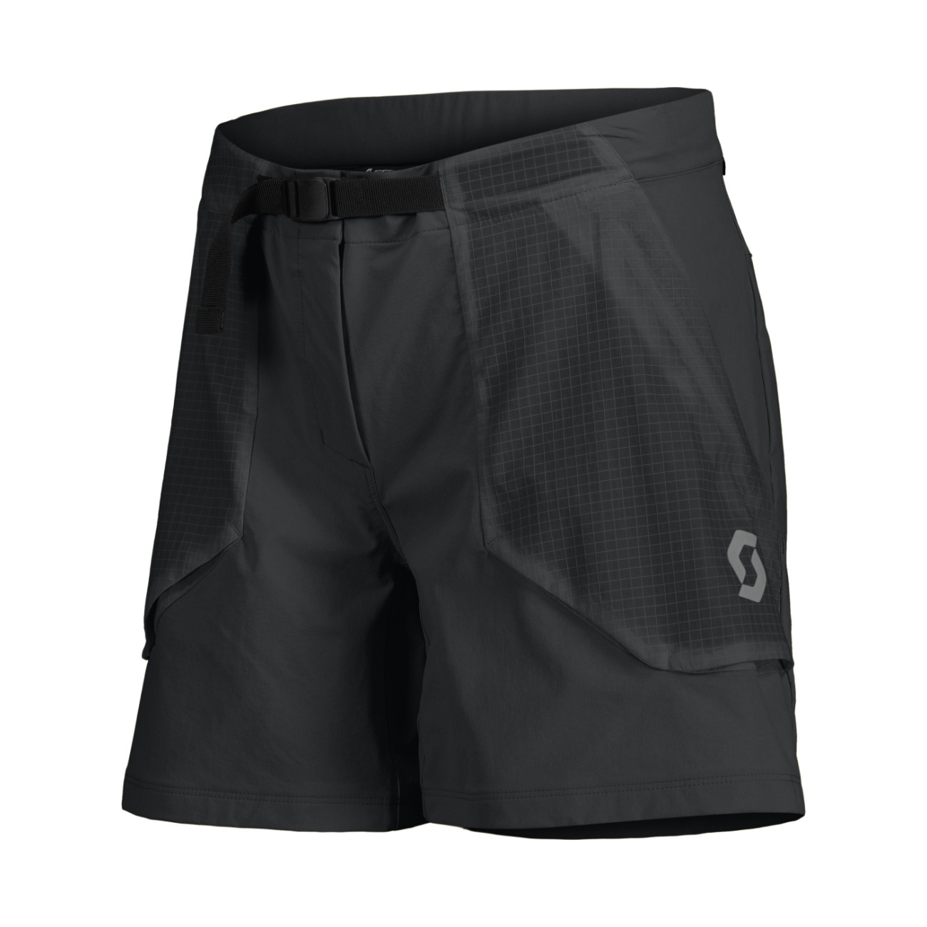 SCOTT Cyklistické nohavice krátke bez trakov - EXPLORAIR ESCAPE W - čierna L