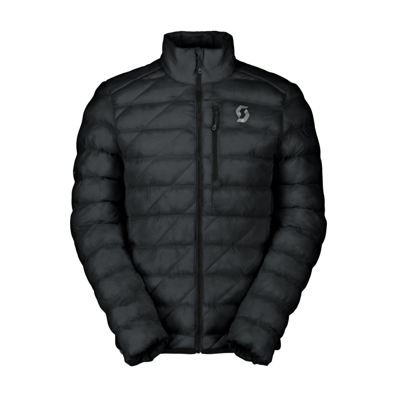 SCOTT Cyklistická vetruodolná bunda - INSULOFT TECH PL - čierna M