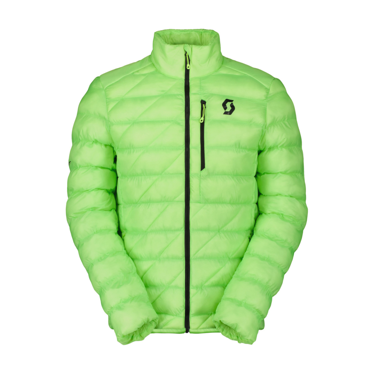 SCOTT Cyklistická vetruodolná bunda - INSULOFT TECH PL - svetlo zelená 2XL