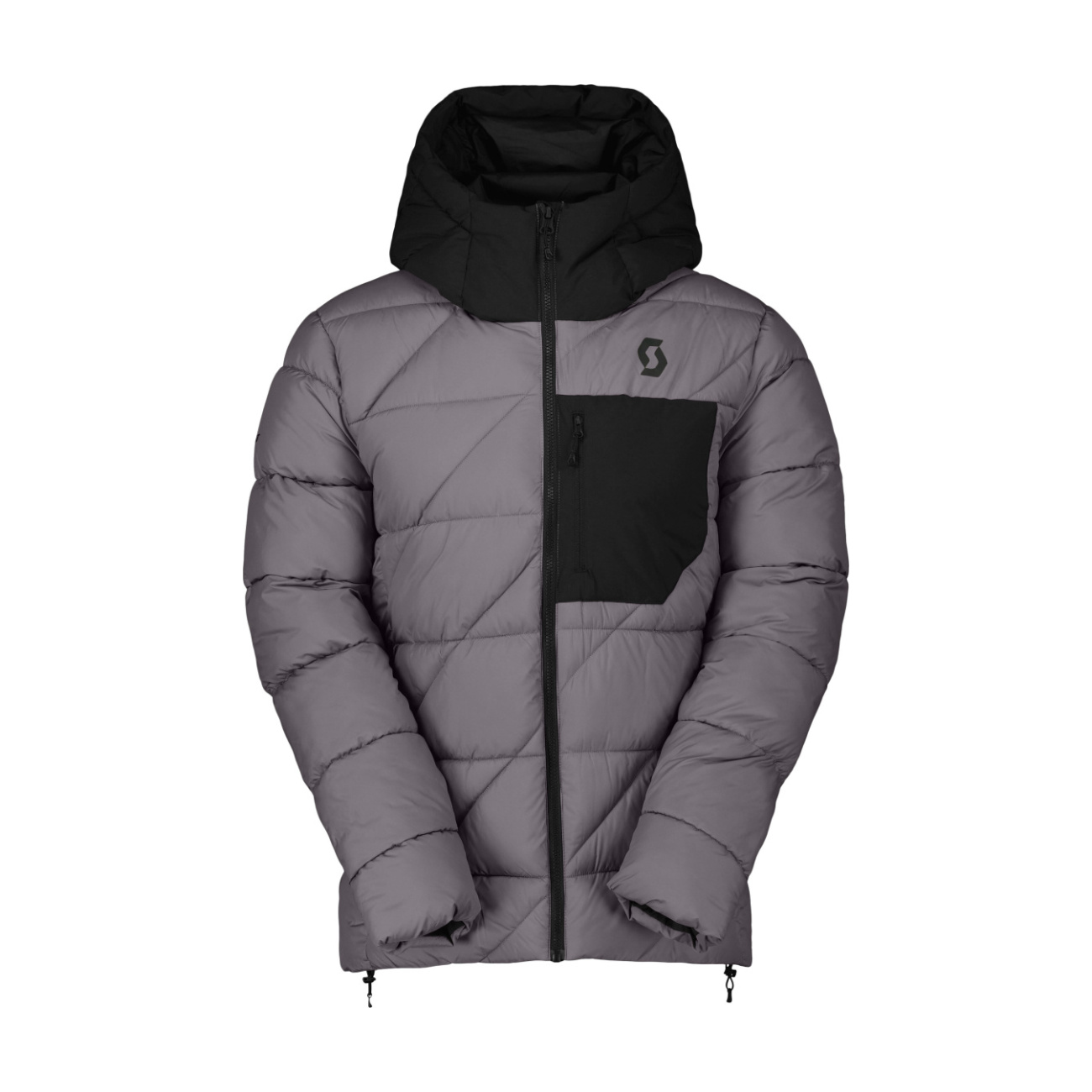 SCOTT Cyklistická zateplená bunda - INSULOFT WARM - šedá/čierna L