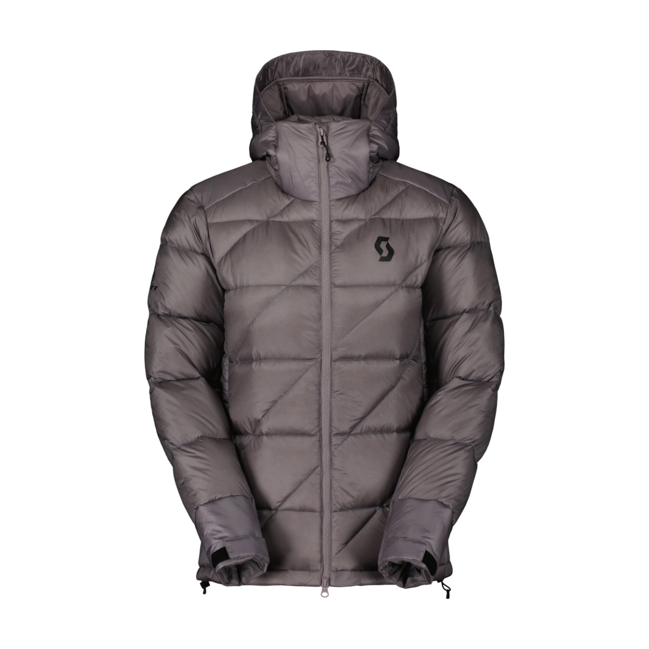 SCOTT Cyklistická zateplená bunda - INSULOFT WARM DOWN W - šedá S