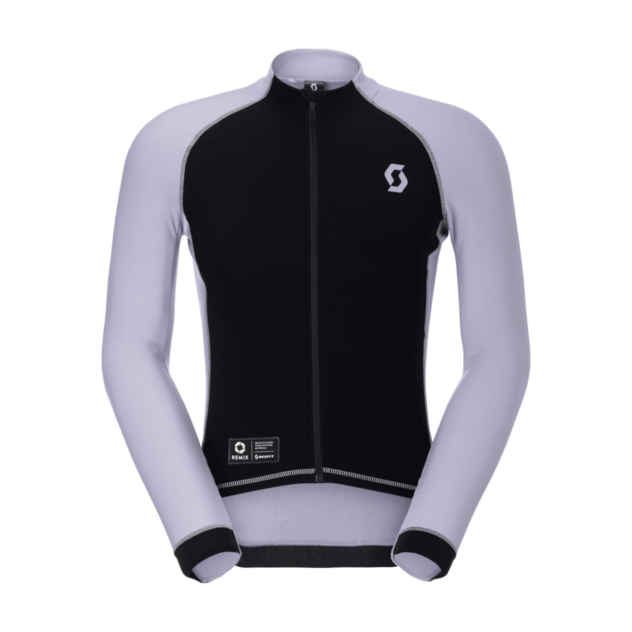 SCOTT Cyklistický dres s dlhým rukávom zimný - RC PRO WARM REMIX - čierna/fialová S