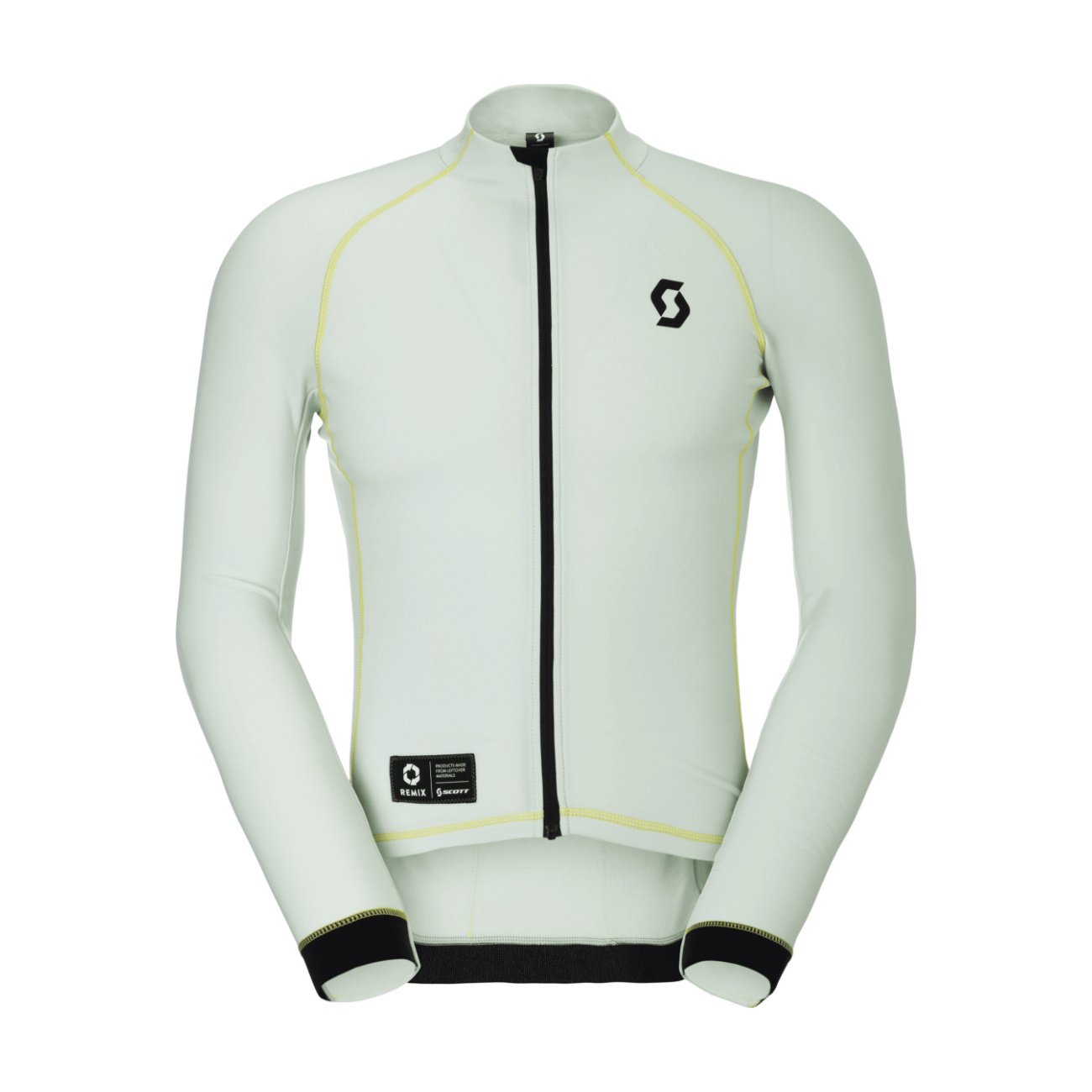 SCOTT Cyklistický dres s dlhým rukávom zimný - RC PRO WARM REMIX - zelená 2XL