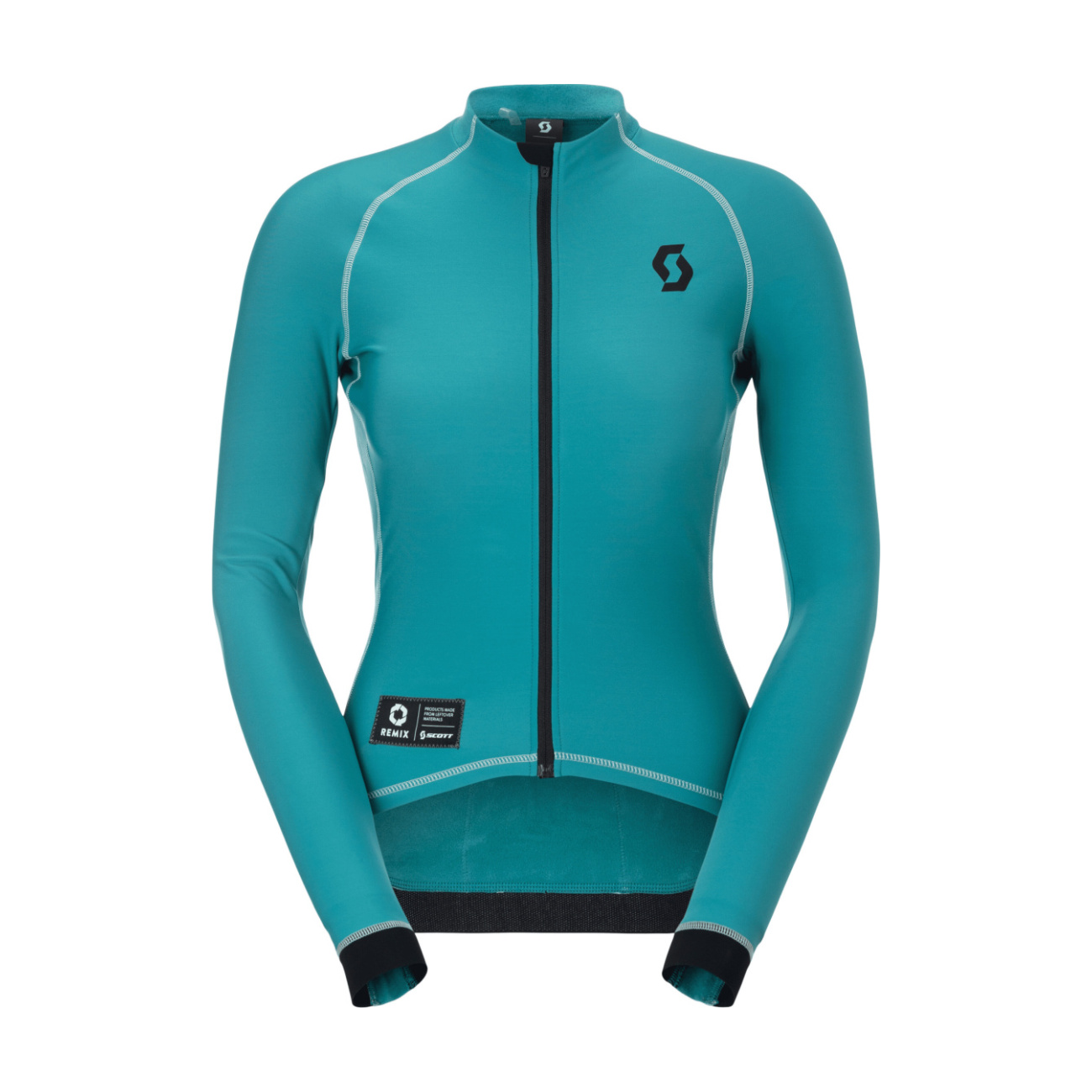 SCOTT Cyklistický dres s dlhým rukávom zimný - RC PRO WARM REMIX W - zelená S