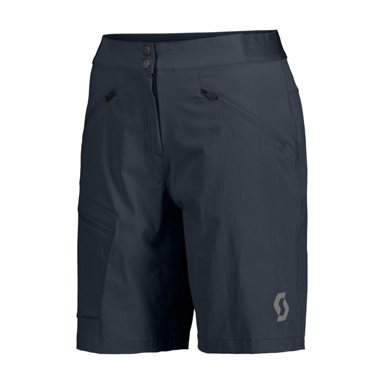 SCOTT Cyklistické nohavice krátke bez trakov - EXPLORAIR LIGHT W - modrá M