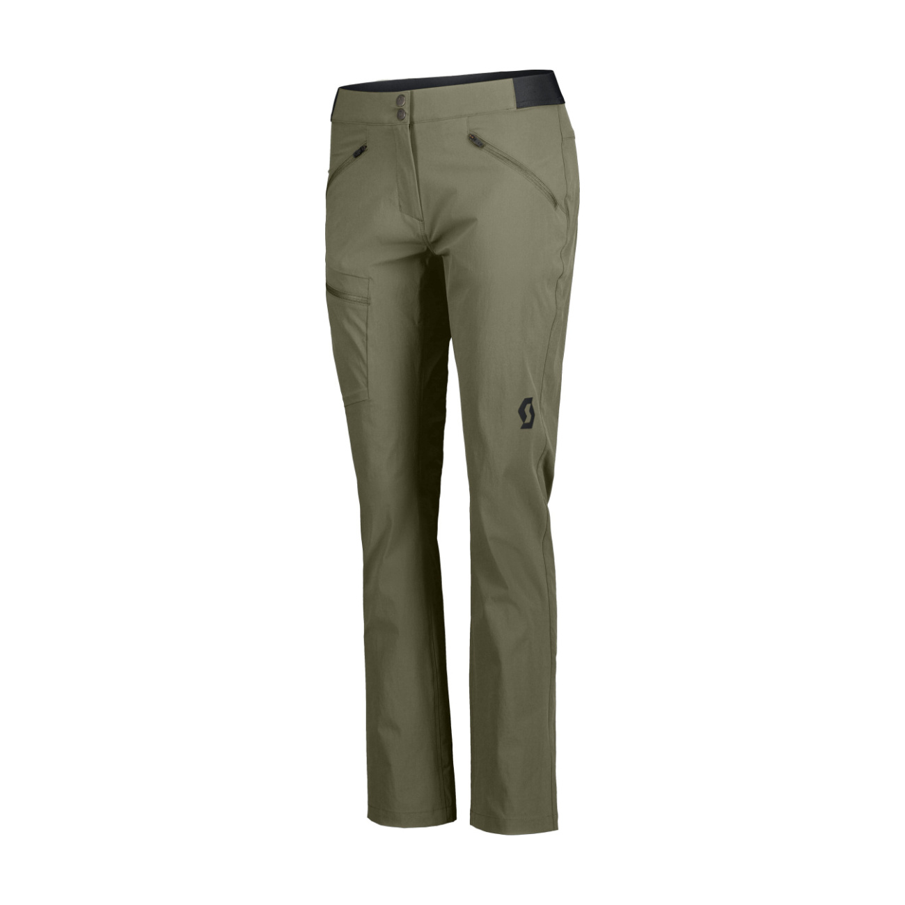 SCOTT Cyklistické nohavice dlhé bez trakov - EXPLORAIR LIGHT W - zelená XL