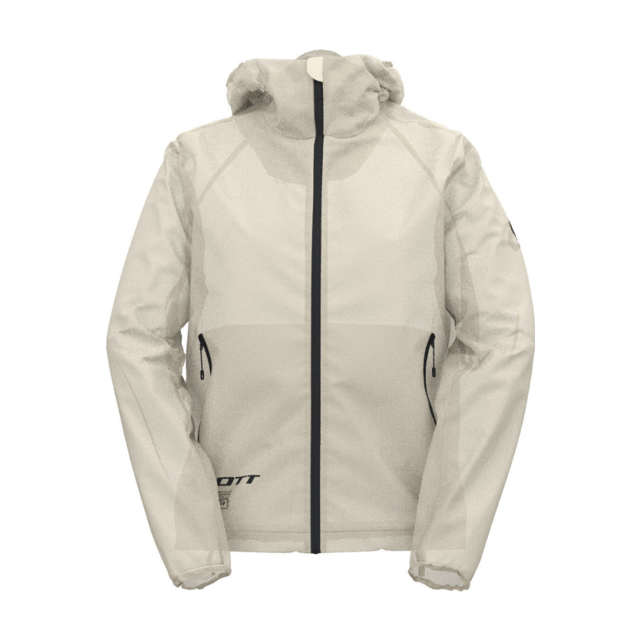 SCOTT Cyklistická vetruodolná bunda - EXPLORAIR ESCAPE LT WB W - biela M