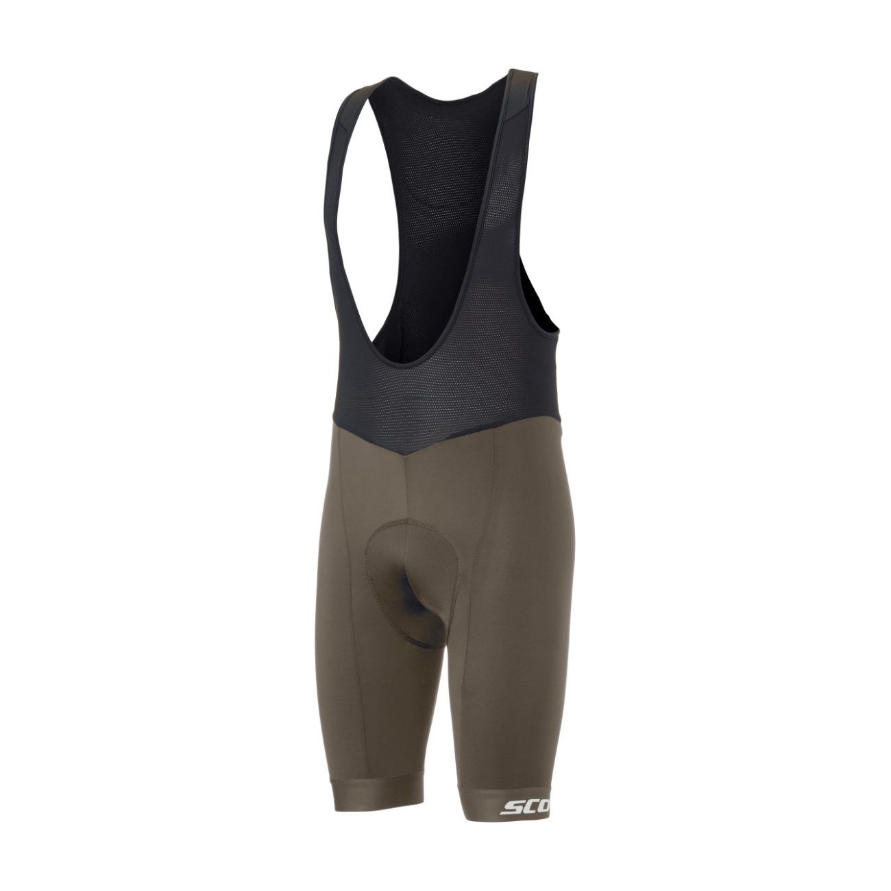 SCOTT Cyklistické nohavice krátke s trakmi - BIB ENDURANCE ++ - zelená XL