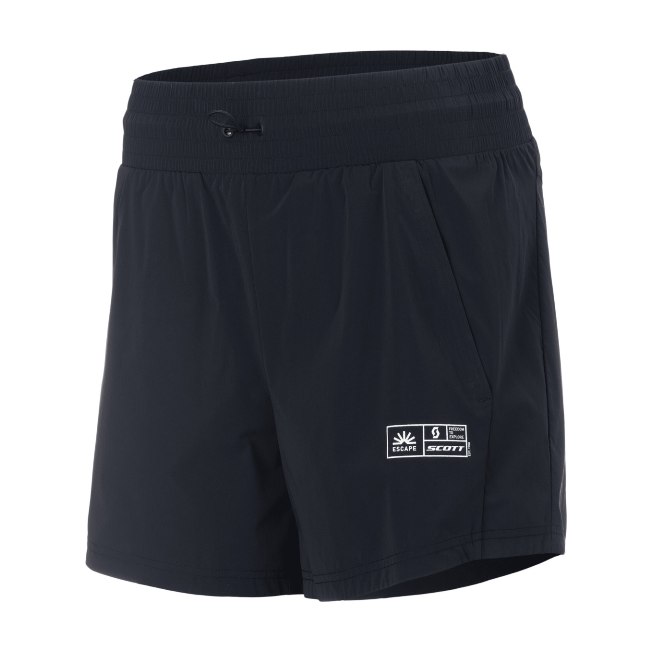 SCOTT Cyklistické nohavice krátke bez trakov - EXPLORAIR ESCAPE LT W - čierna XS