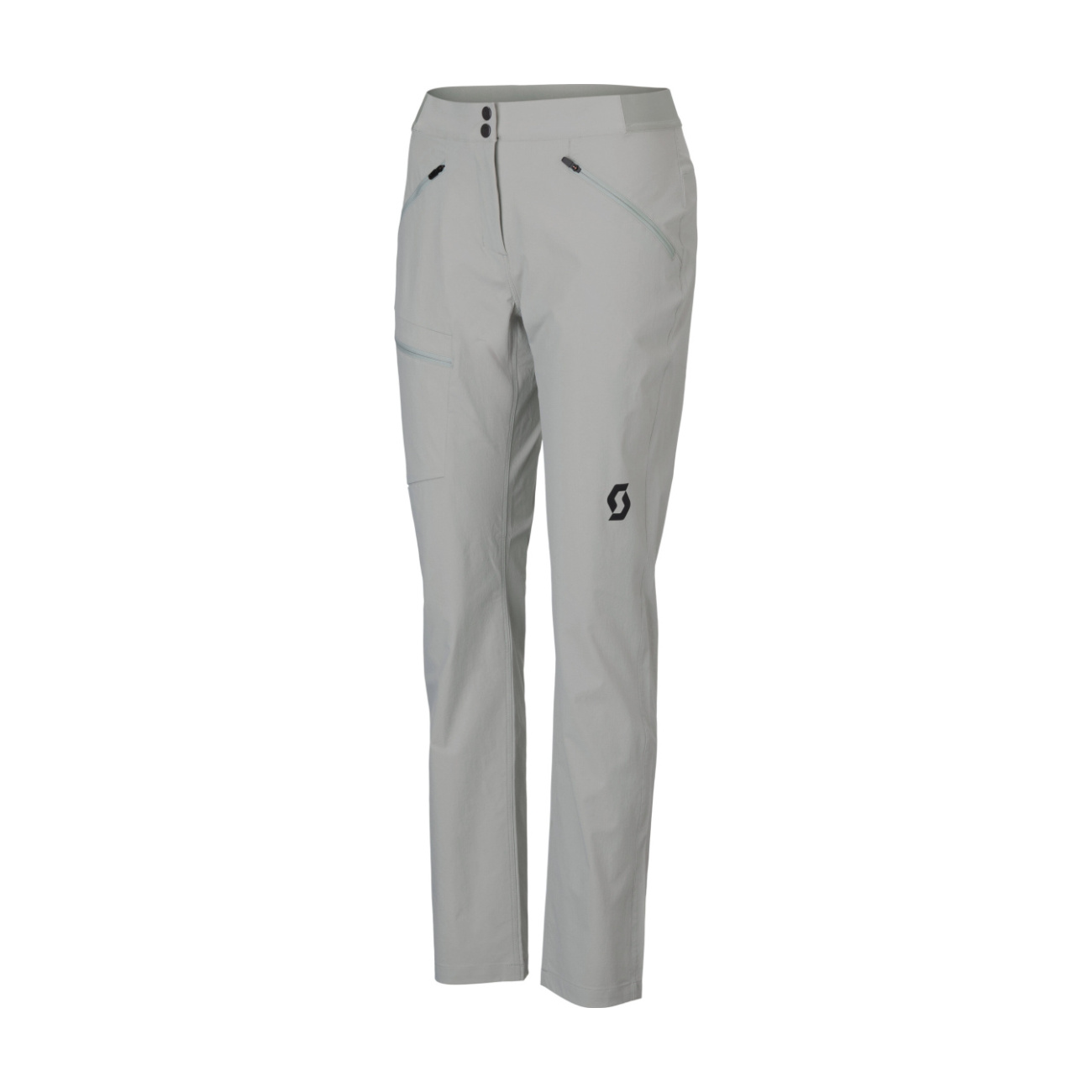 SCOTT Cyklistické nohavice dlhé bez trakov - EXPLORAIR LIGHT W - šedá S
