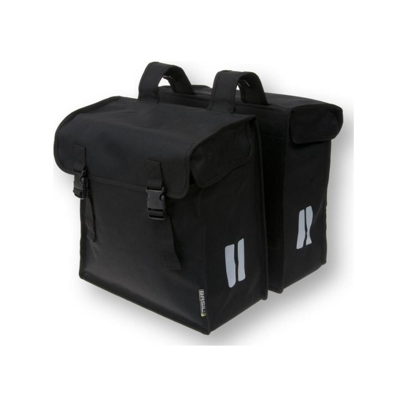 BASIL Cyklistická taška - MARA XXL DOUBLE BAG - čierna