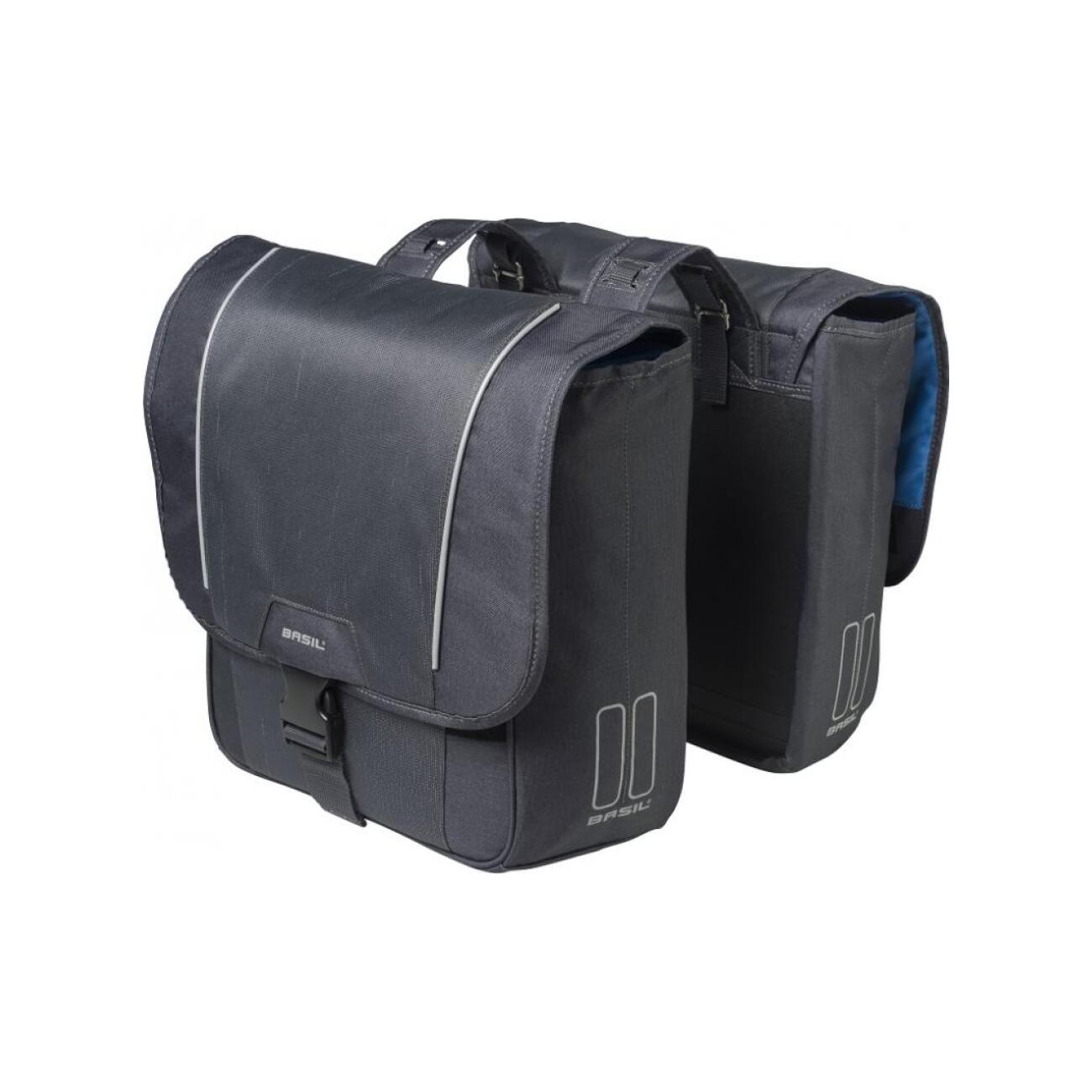 BASIL Cyklistická taška - SPORT DESIGN-DOUBLE BAG - šedá
