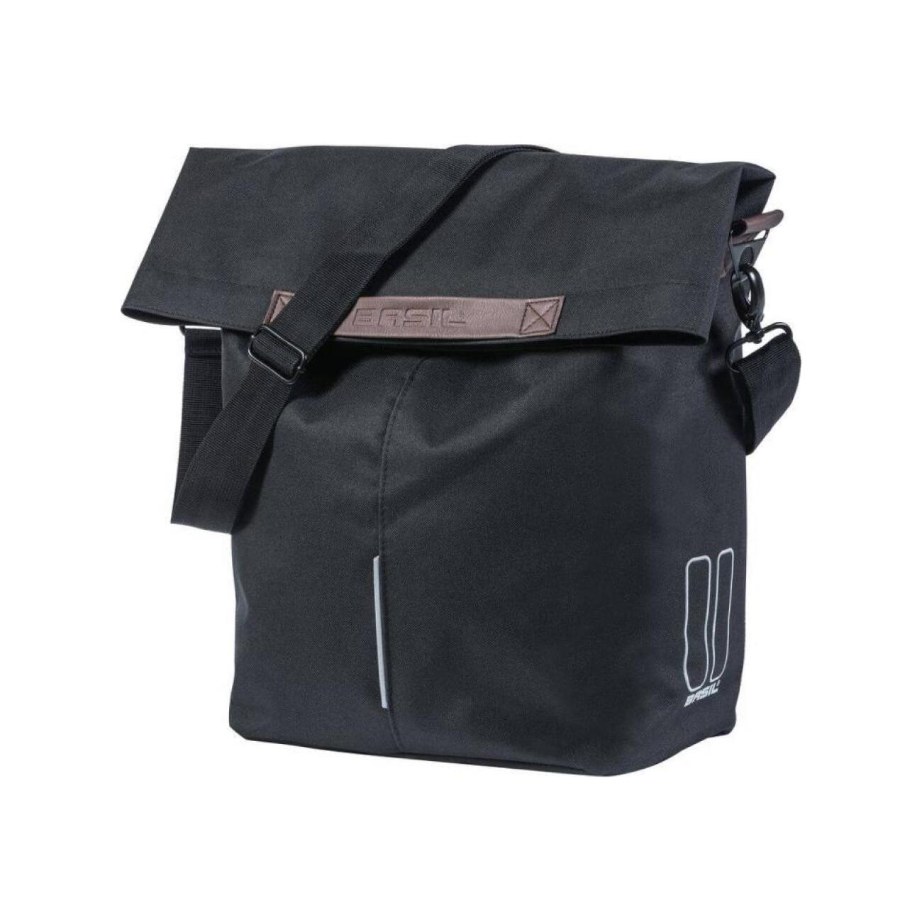 BASIL Cyklistická taška - CITY SHOPPER BAG - čierna