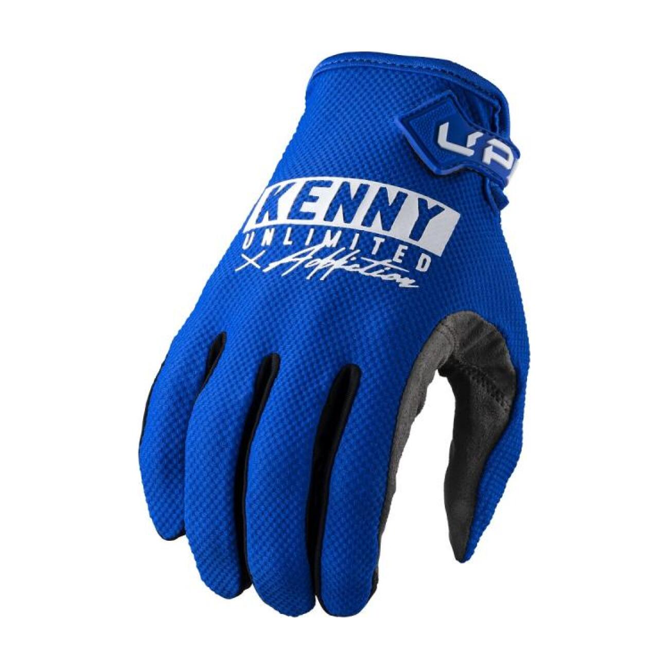 KENNY Cyklistické rukavice dlhoprsté - GLOVES UP - modrá S