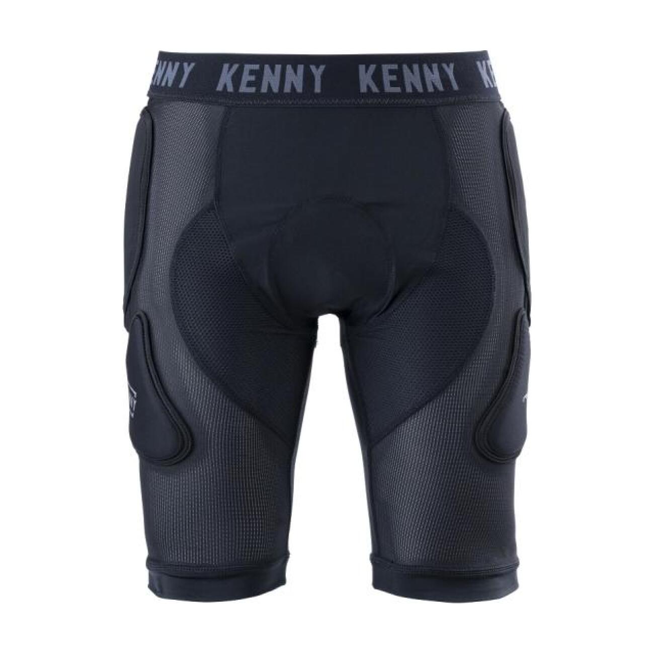 KENNY šortky s chráničmi - ROCK UNDER - čierna