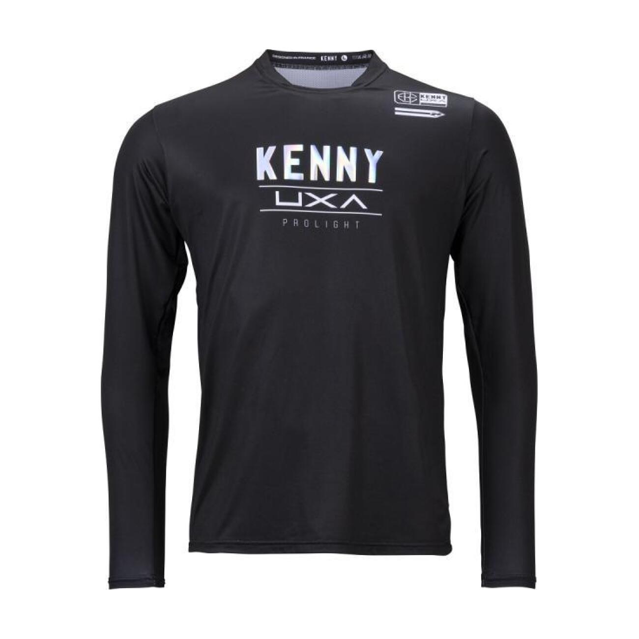 KENNY Cyklistický dres s dlhým rukávom letný - PROLIGHT KID - čierna XS