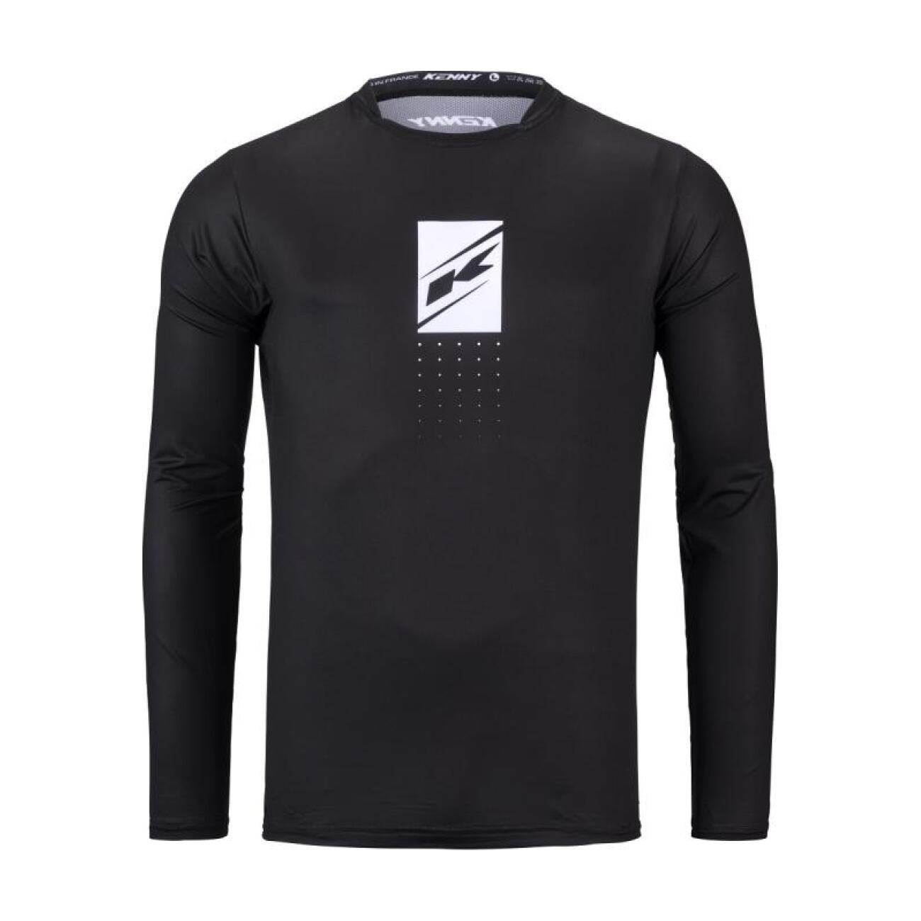 KENNY Cyklistický dres s dlhým rukávom letný - PROLIGHT 25 - čierna