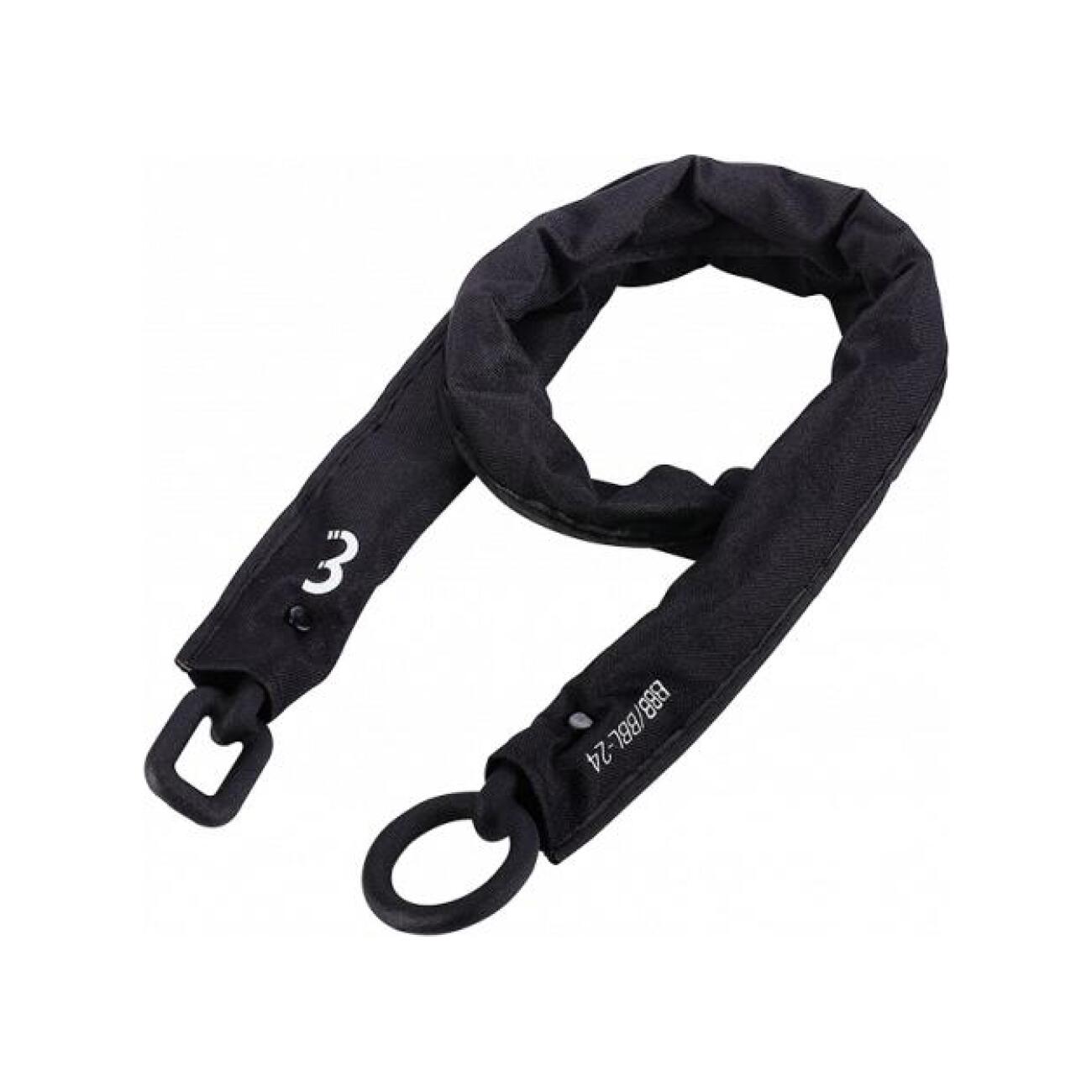 BBB zámok na bicykel - BBL-24 EXTRACHAIN - čierna
