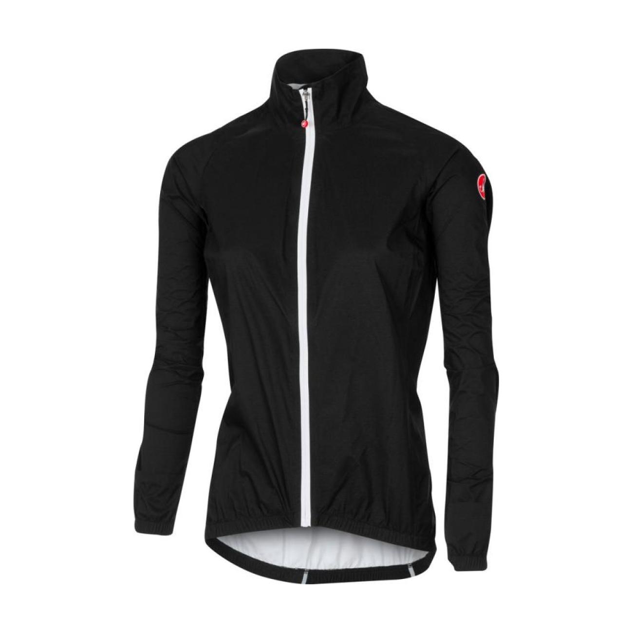 CASTELLI vodeodolná bunda - EMERGENCY W - čierna XL