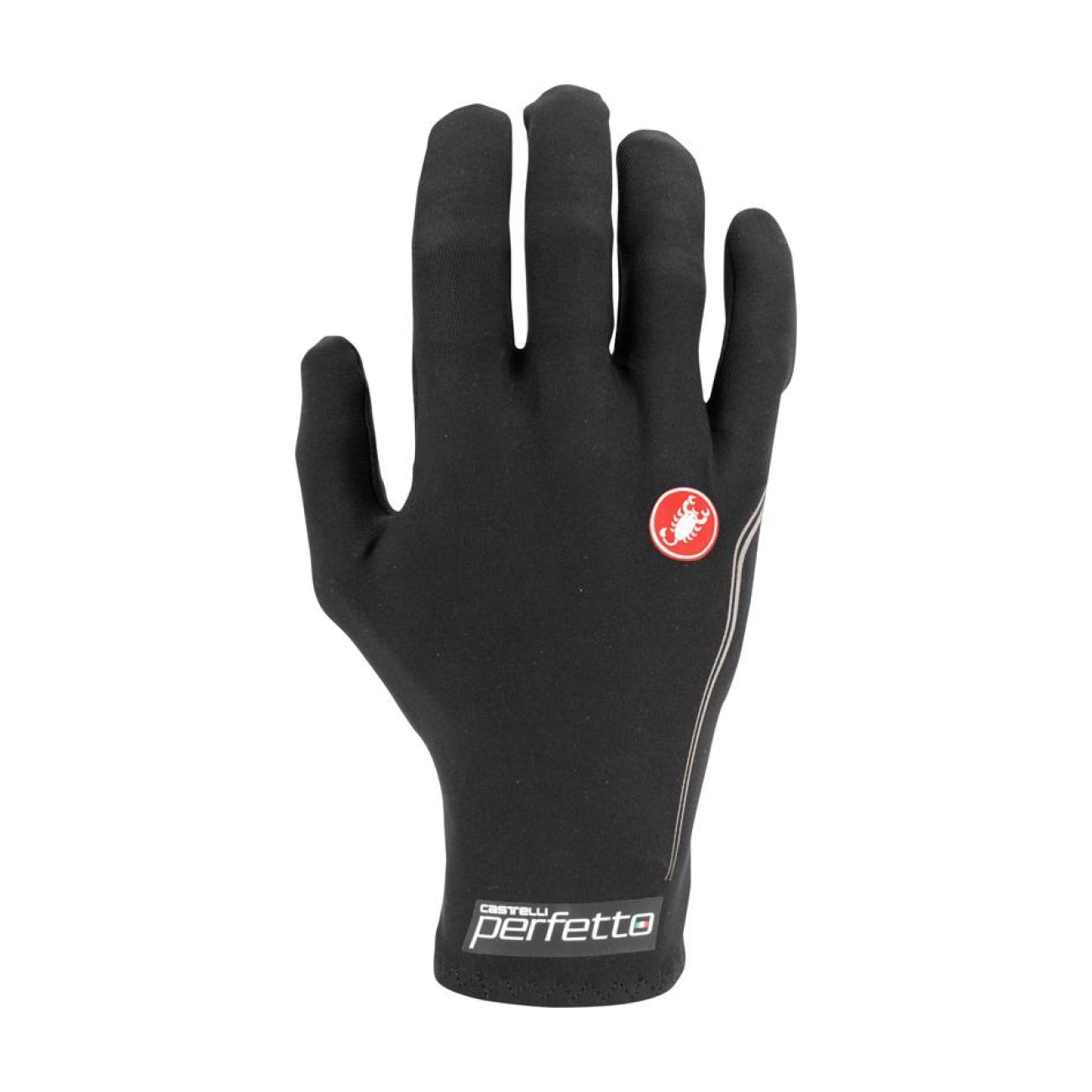 
                CASTELLI Cyklistické rukavice dlhoprsté - PERFETTO LIGHT - čierna 2XL
            