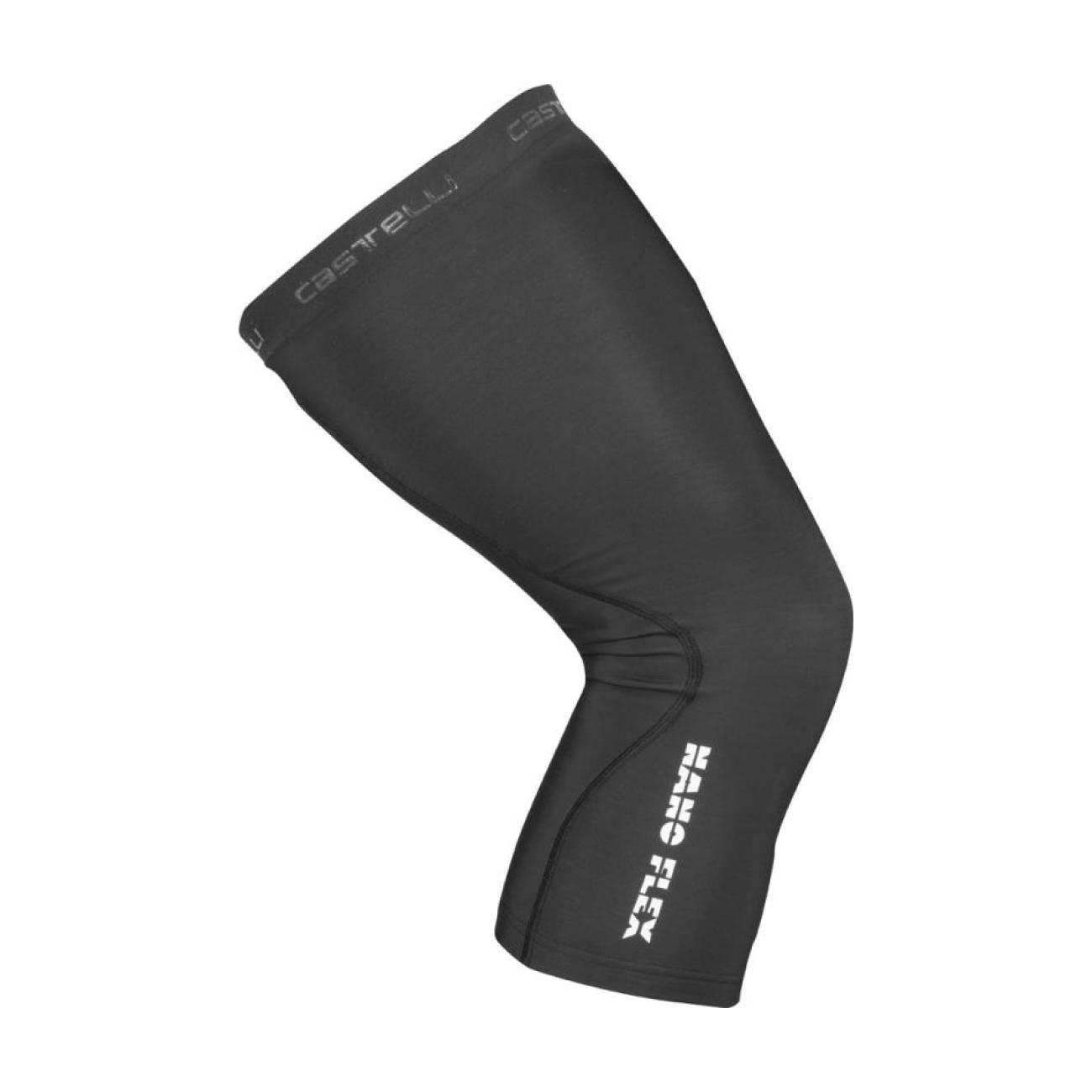 CASTELLI Cyklistické návleky na nohy - NANO FLEX 3G - čierna S