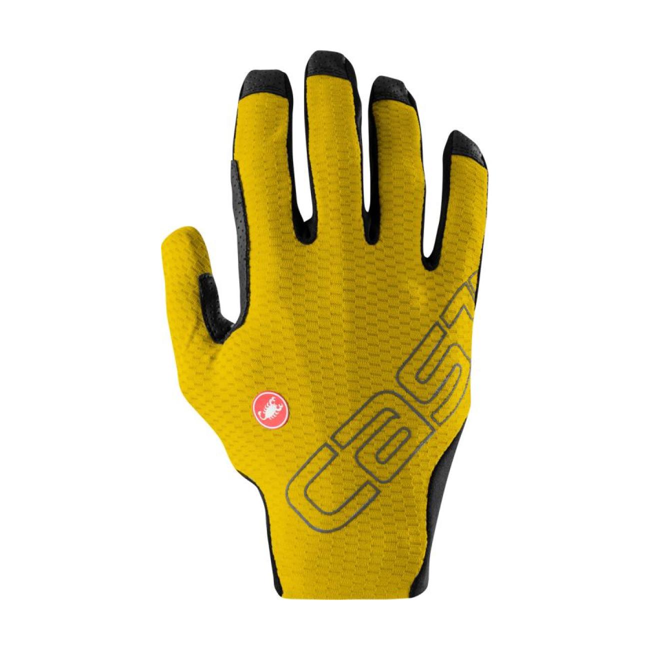 
                CASTELLI Cyklistické rukavice dlhoprsté - UNLIMITED LF - žltá L
            