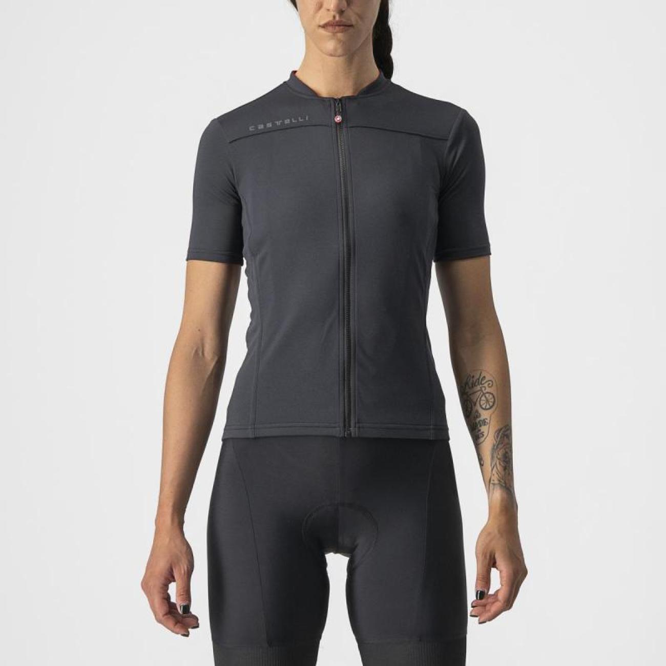 
                CASTELLI Cyklistický dres s krátkym rukávom - ANIMA 3 - čierna XL
            