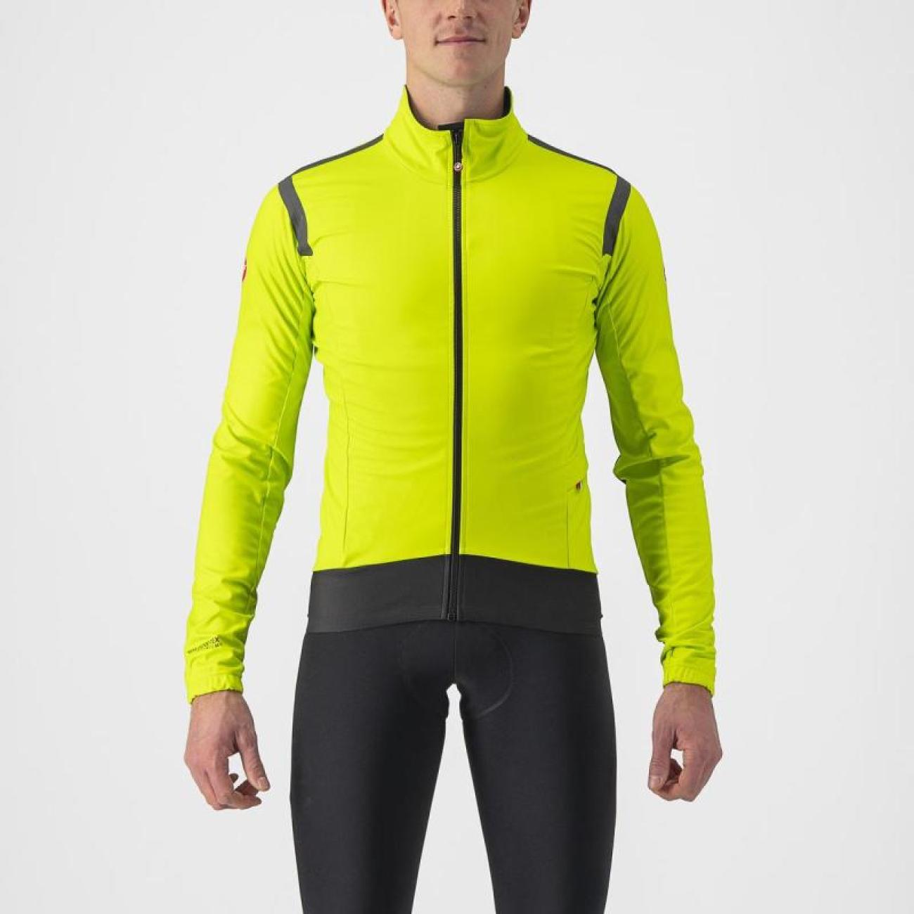 
                CASTELLI Cyklistická zateplená bunda - ALPHA ROS 2 LIGHT - svetlo zelená M
            