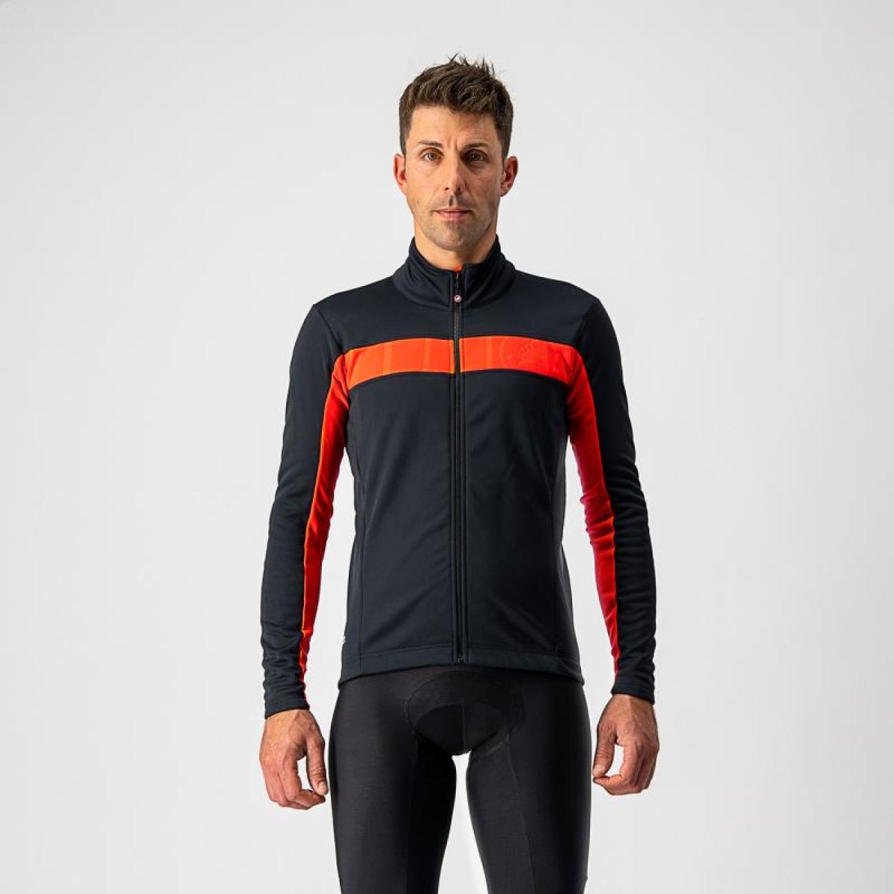 CASTELLI Cyklistická zateplená bunda - MORTIROLO VI - čierna M