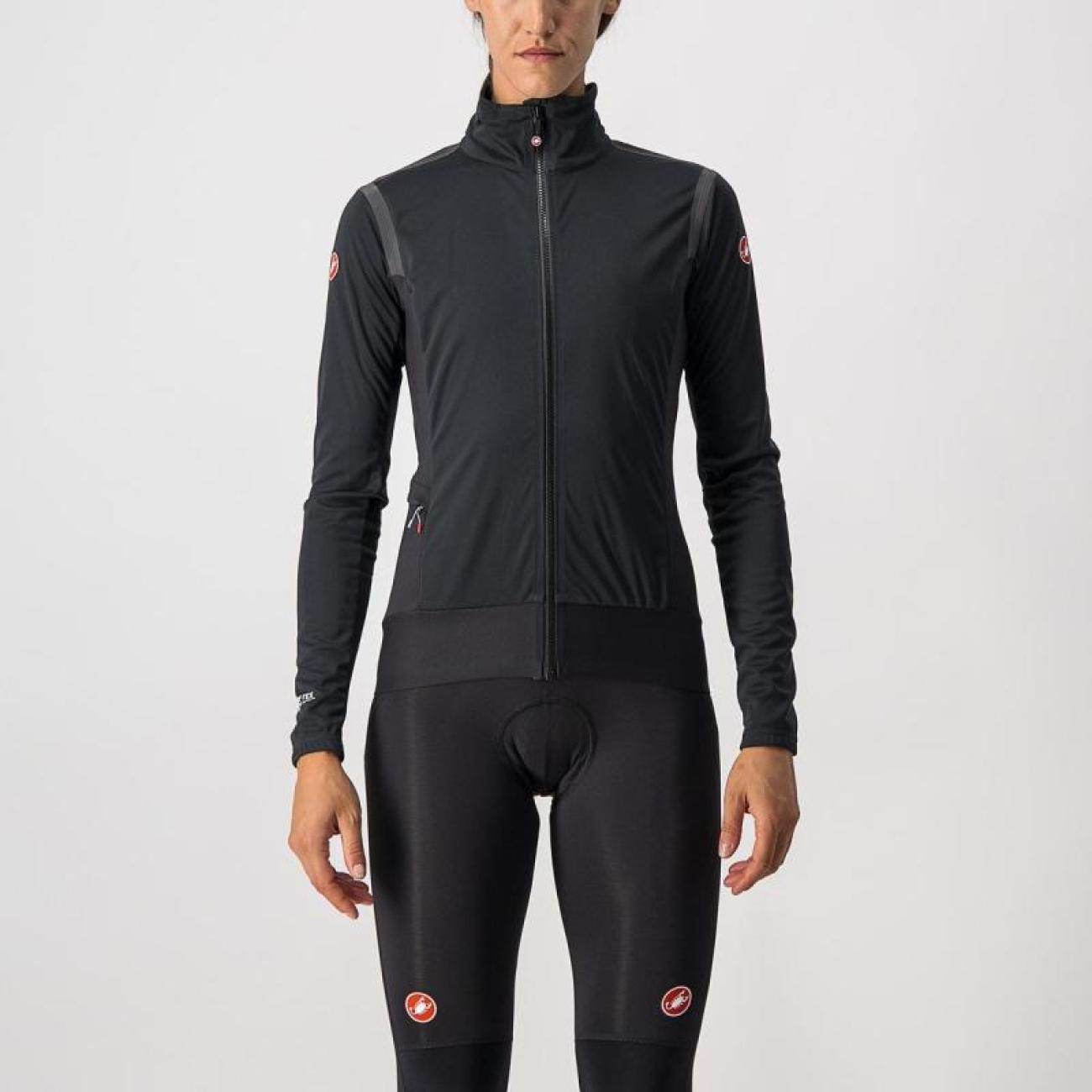 
                CASTELLI Cyklistická zateplená bunda - ALPHA ROS 2 W LIGHT - čierna S
            