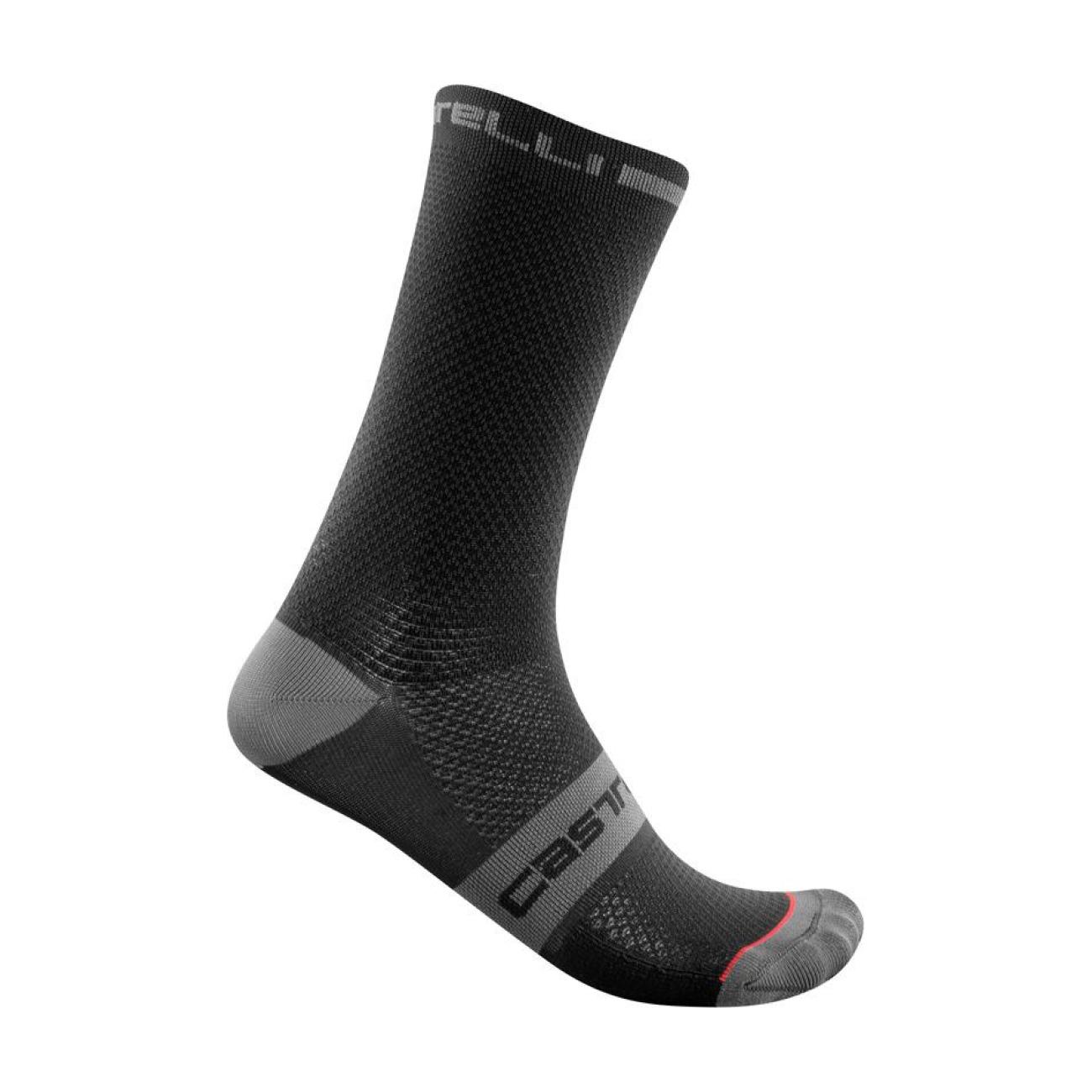 
                CASTELLI Cyklistické ponožky klasické - SUPERLEGGERA T 18 - čierna
            