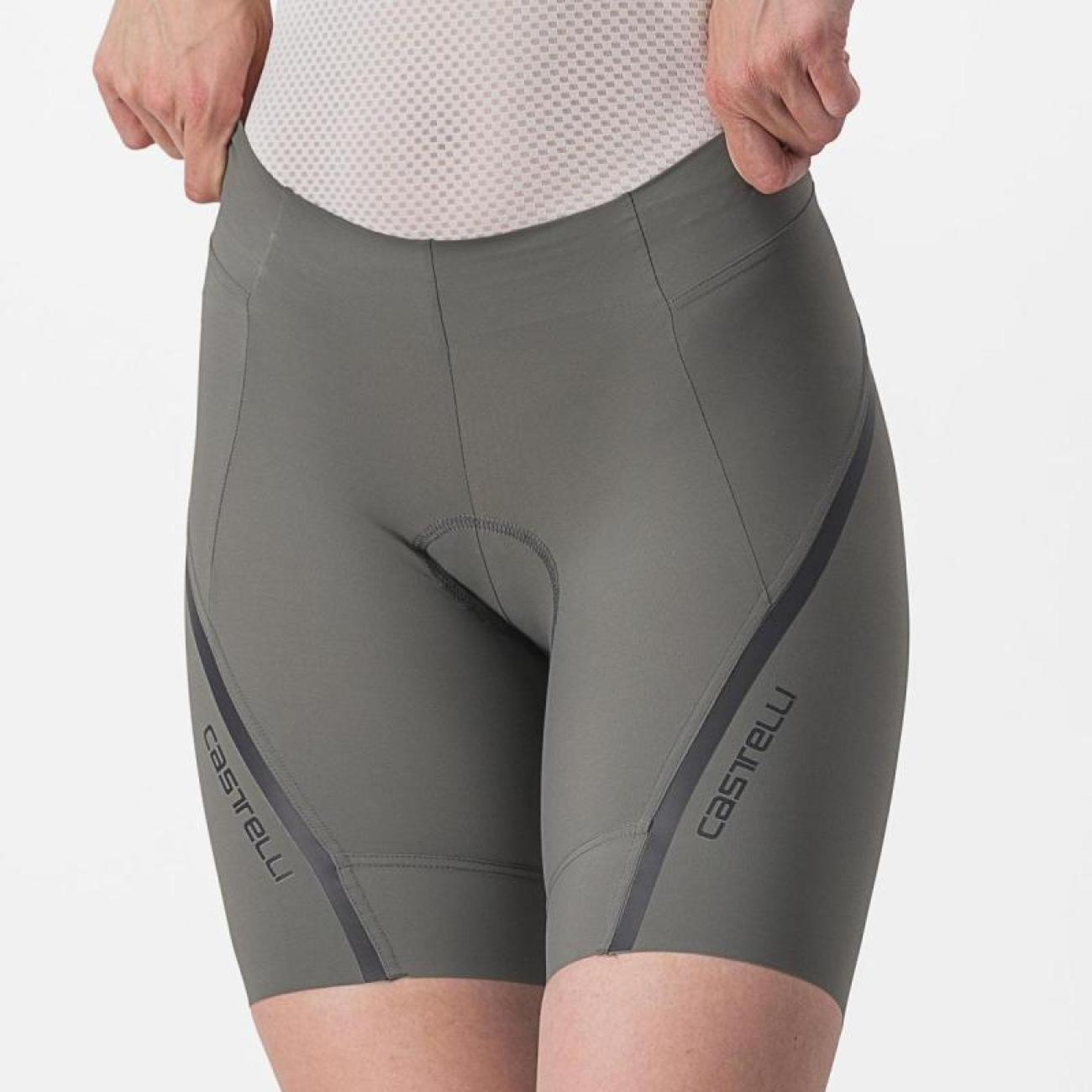 
                CASTELLI Cyklistické nohavice krátke bez trakov - VELOCISSIMA 3 - šedá XL
            