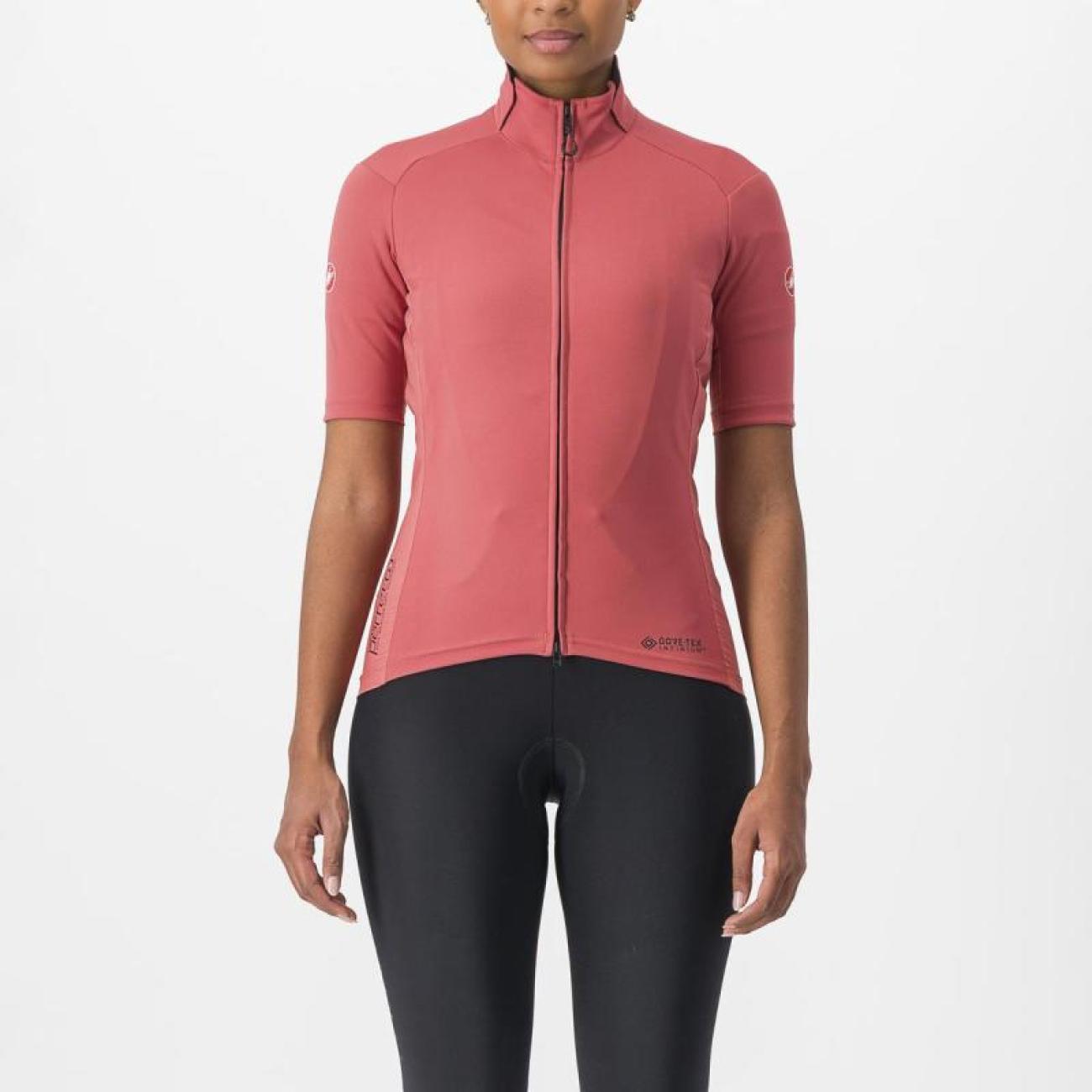 CASTELLI Cyklistický dres s krátkym rukávom - PERFETTO RoS 2 W WIND - červená