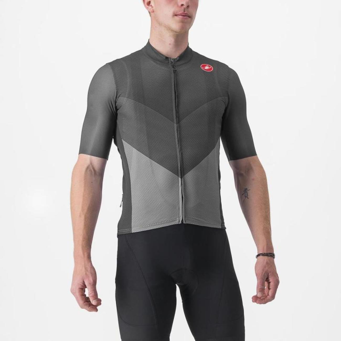
                CASTELLI Cyklistický dres s krátkym rukávom - ENDURANCE PRO 2 - šedá XL
            