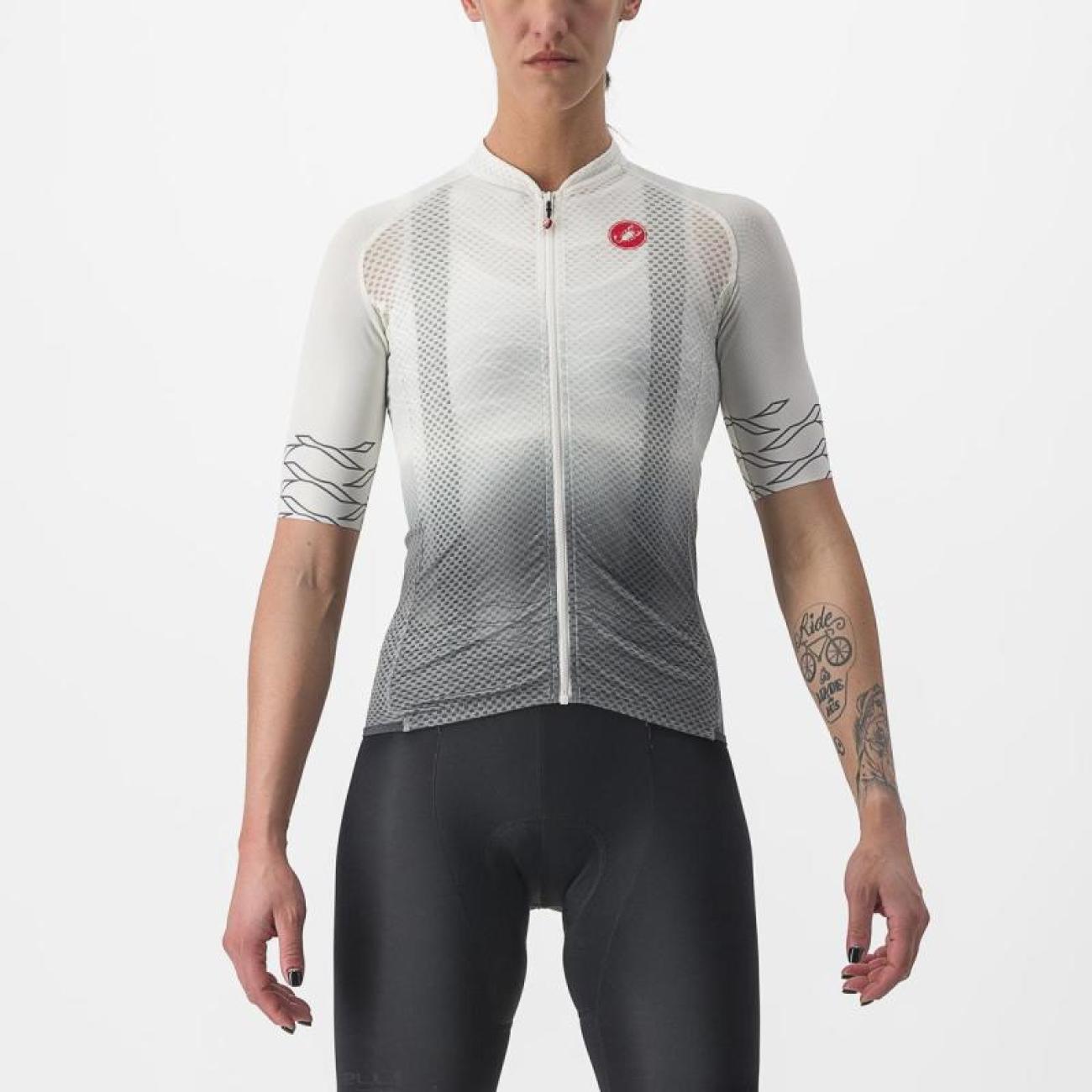 
                CASTELLI Cyklistický dres s krátkym rukávom - CLIMBER\'S 2.0 W - biela L
            