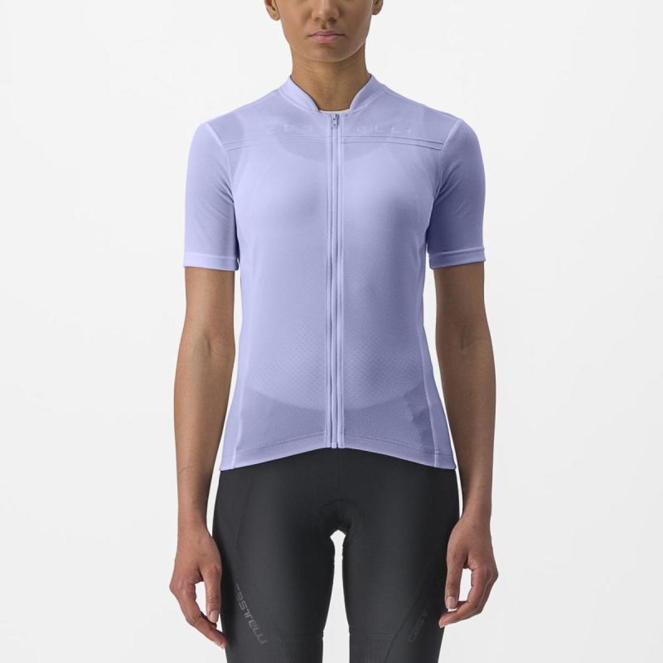 
                CASTELLI Cyklistický dres s krátkym rukávom - ANIMA - fialová L
            