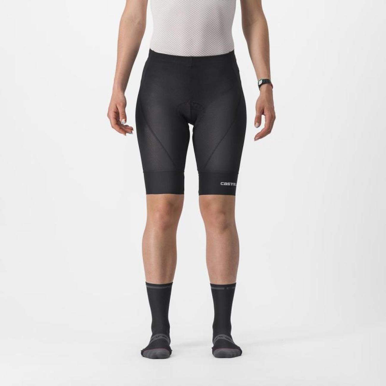 CASTELLI Cyklistické spodky - TRAIL W LINER - čierna XS