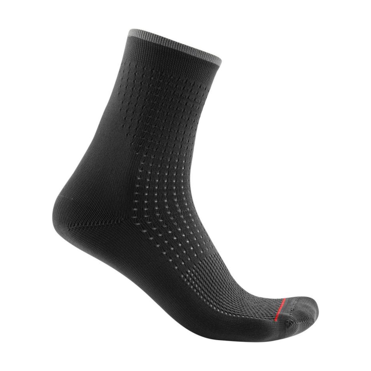E-shop CASTELLI Cyklistické ponožky klasické - PREMIO - čierna S-M