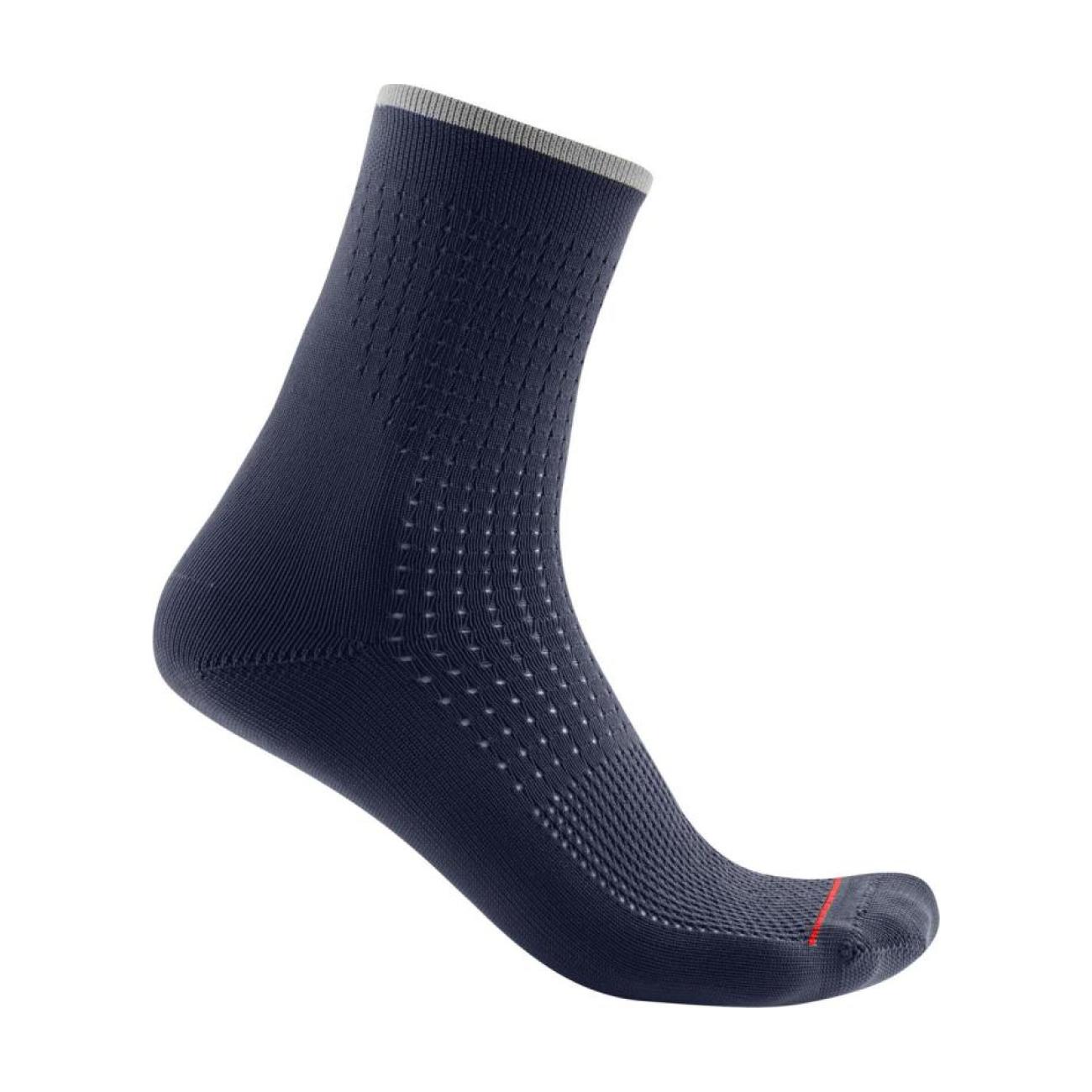 E-shop CASTELLI Cyklistické ponožky klasické - PREMIO - modrá