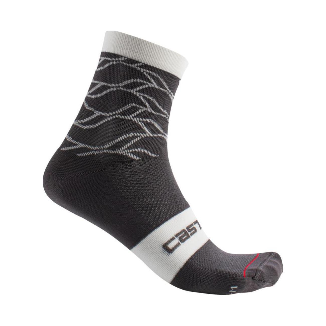 
                CASTELLI Cyklistické ponožky klasické - CLIMBER\'S 3.0 - šedá L-XL
            