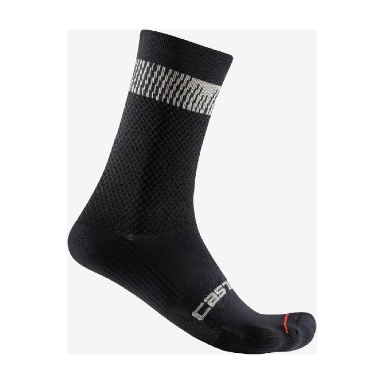 
                CASTELLI Cyklistické ponožky klasické - UNLIMITED 18 - čierna
            
