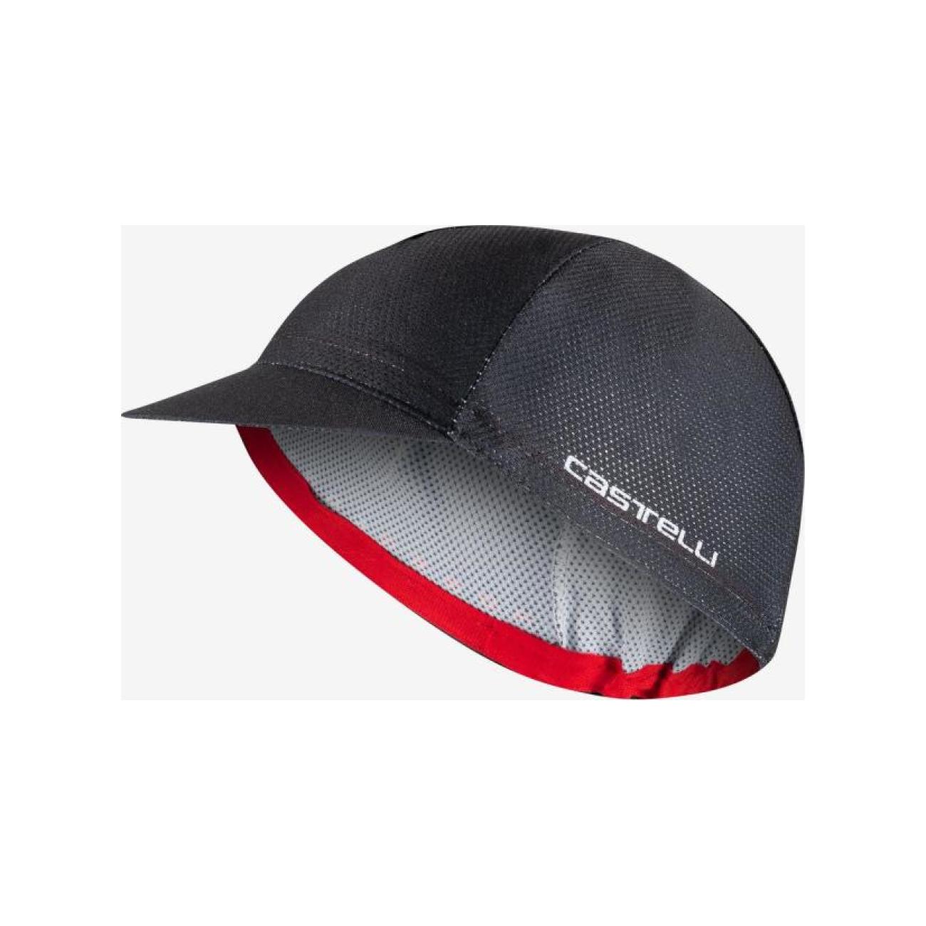 CASTELLI Cyklistická čiapka - ROSSO CORSA 2 - čierna