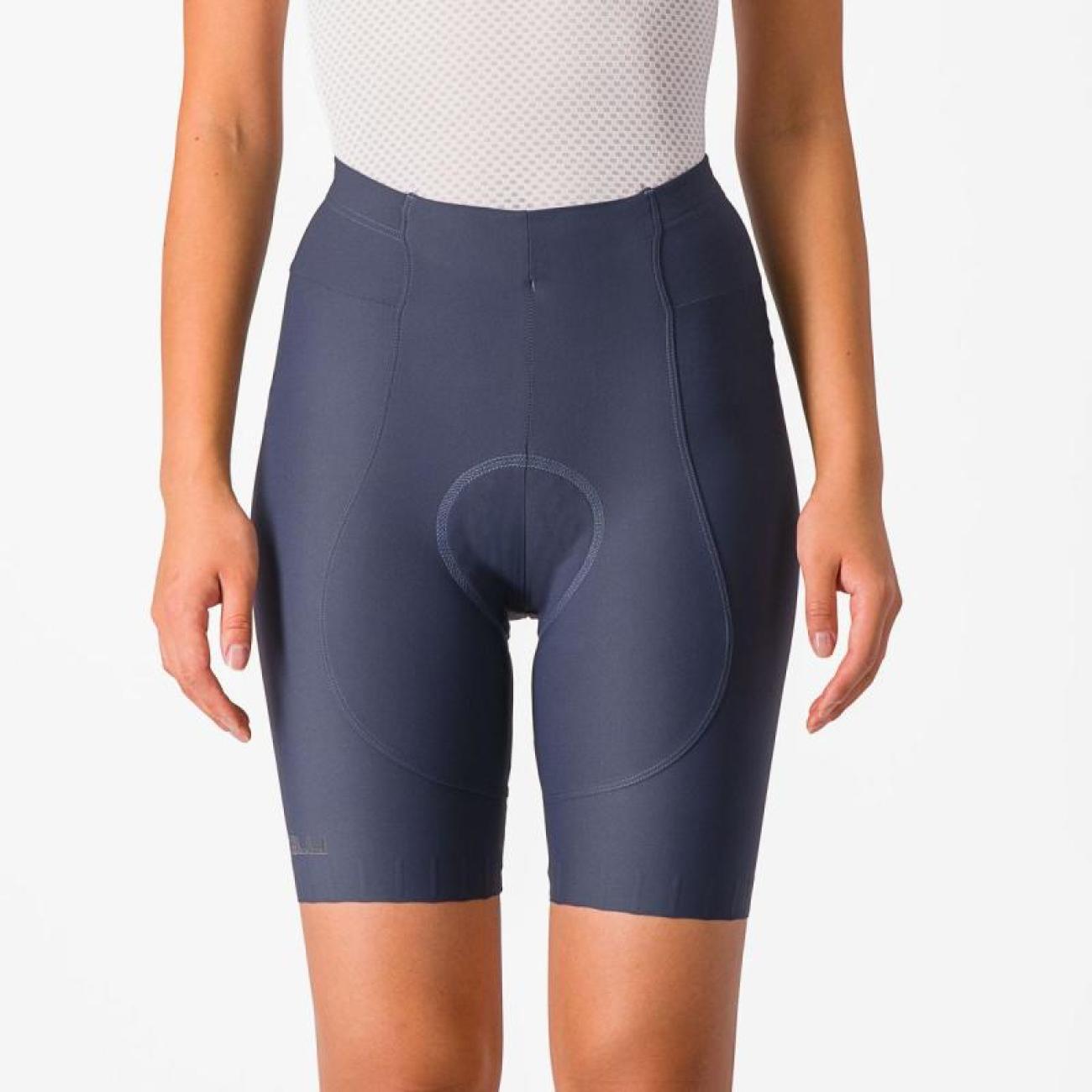 
                CASTELLI Cyklistické nohavice krátke bez trakov - ESPRESSO W - modrá M
            