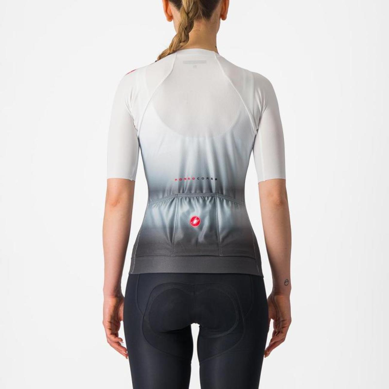 CASTELLI Cyklistický dres s krátkym rukávom - CLIMBER%27S 4.0 W - biela