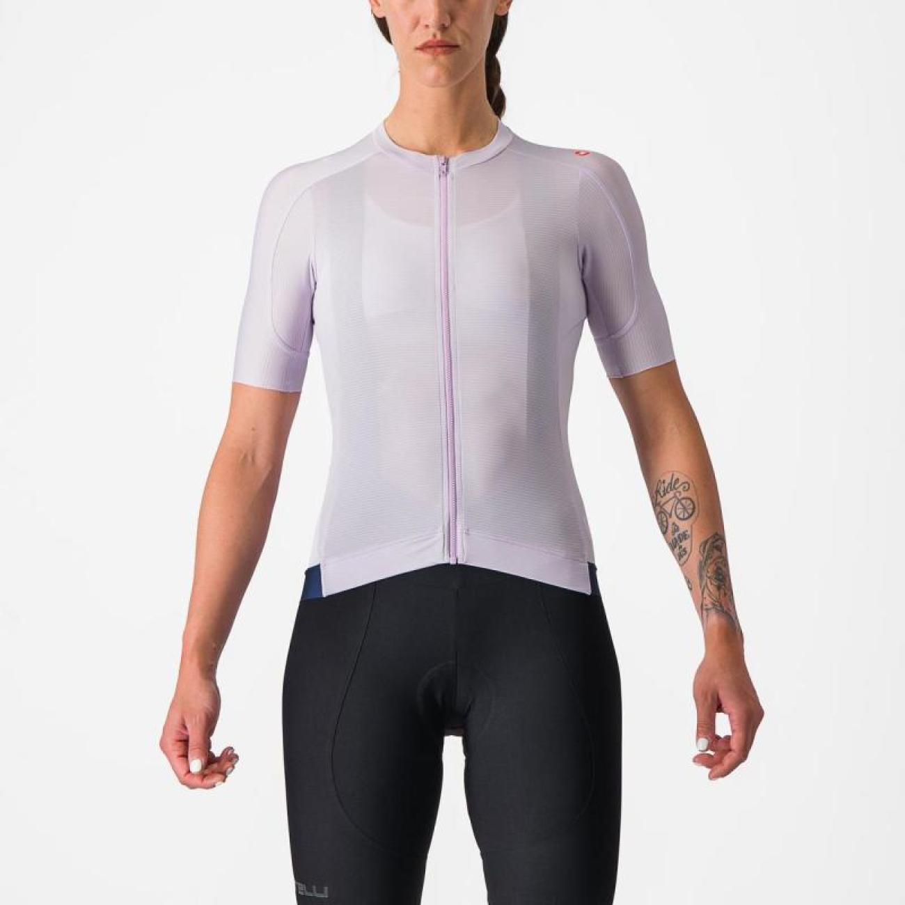 
                CASTELLI Cyklistický dres s krátkym rukávom - ESPRESSO W - fialová M
            