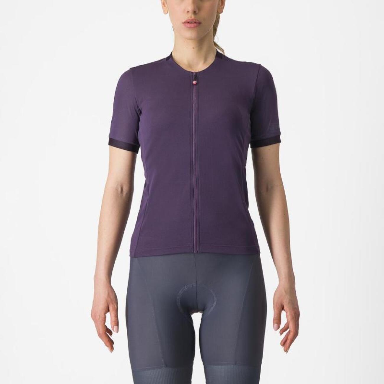 
                CASTELLI Cyklistický dres s krátkym rukávom - LIBERA - fialová M
            