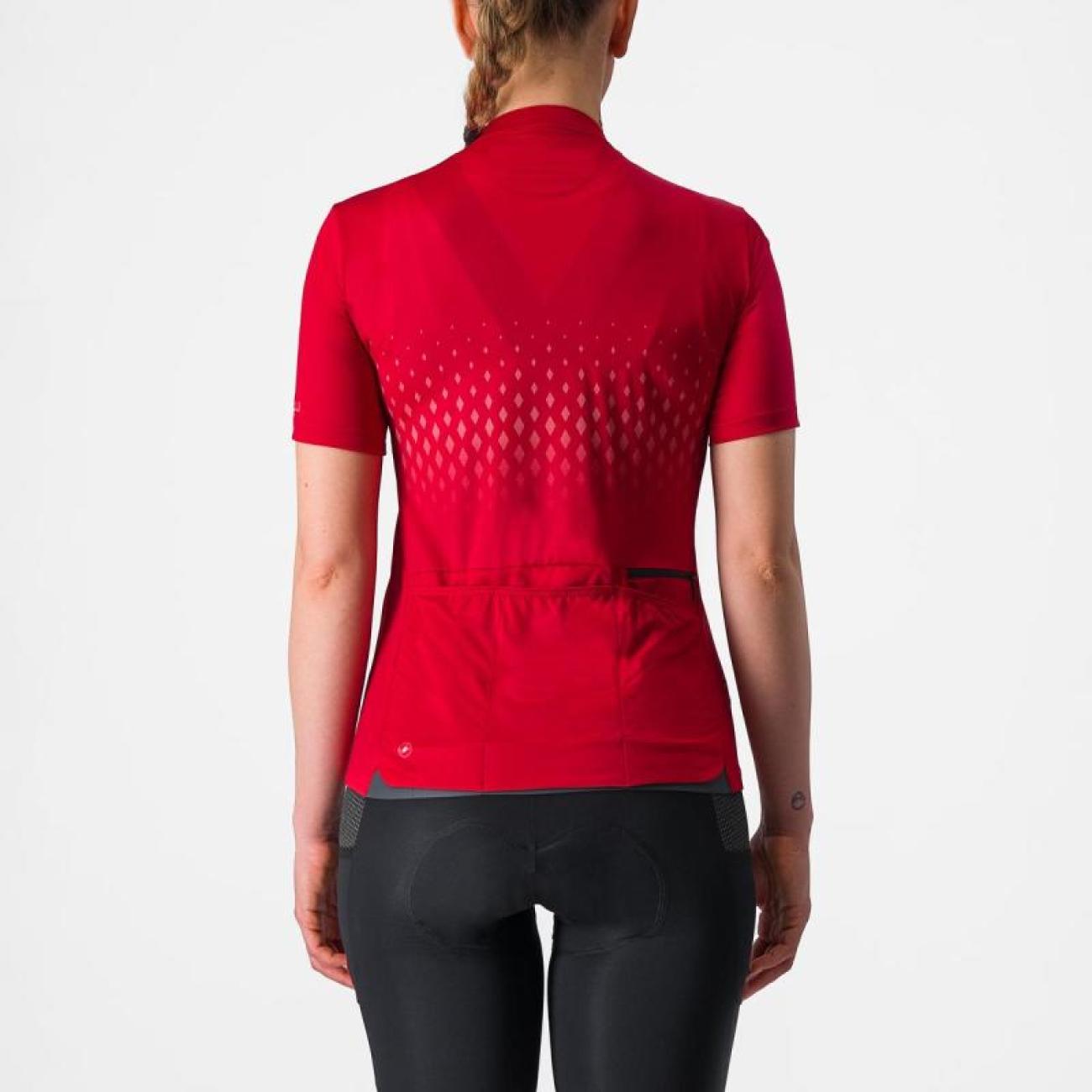 
                CASTELLI Cyklistický dres s krátkym rukávom - UNLIMITED SENTIERO 3 - červená S
            