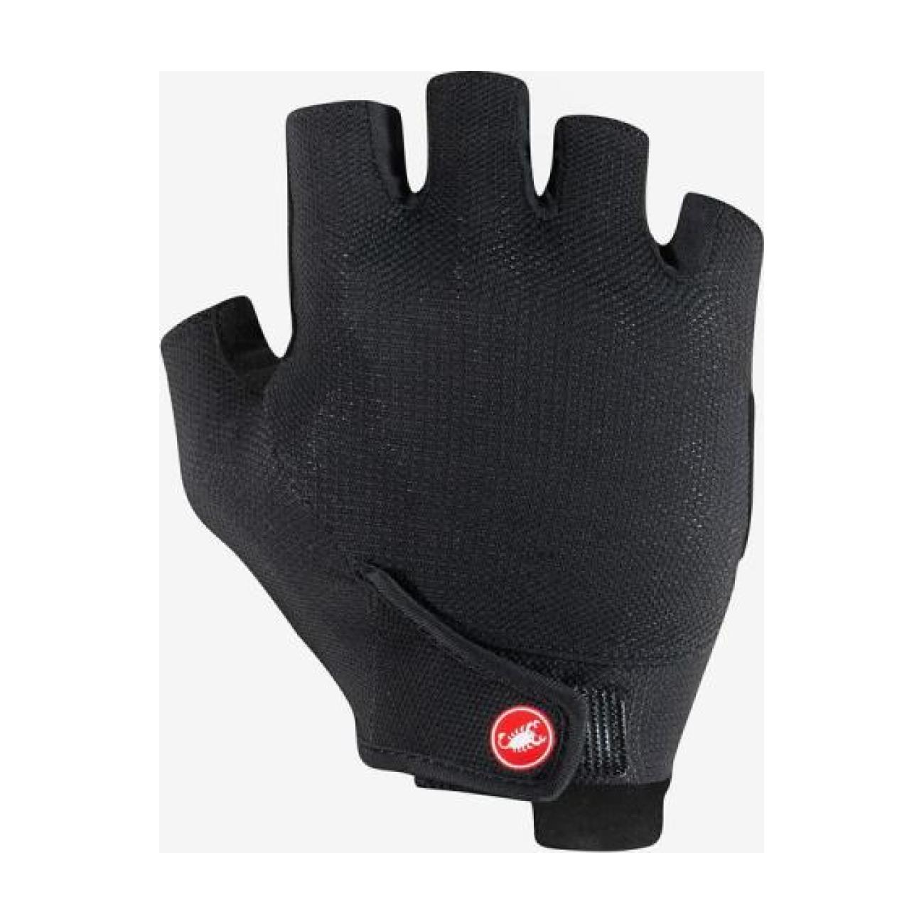 
                CASTELLI Cyklistické rukavice krátkoprsté - ENDURANCE W - čierna S
            
