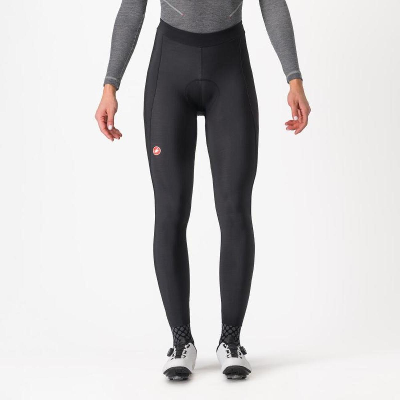 CASTELLI Cyklistické nohavice dlhé bez trakov - ESPRESSO W - čierna